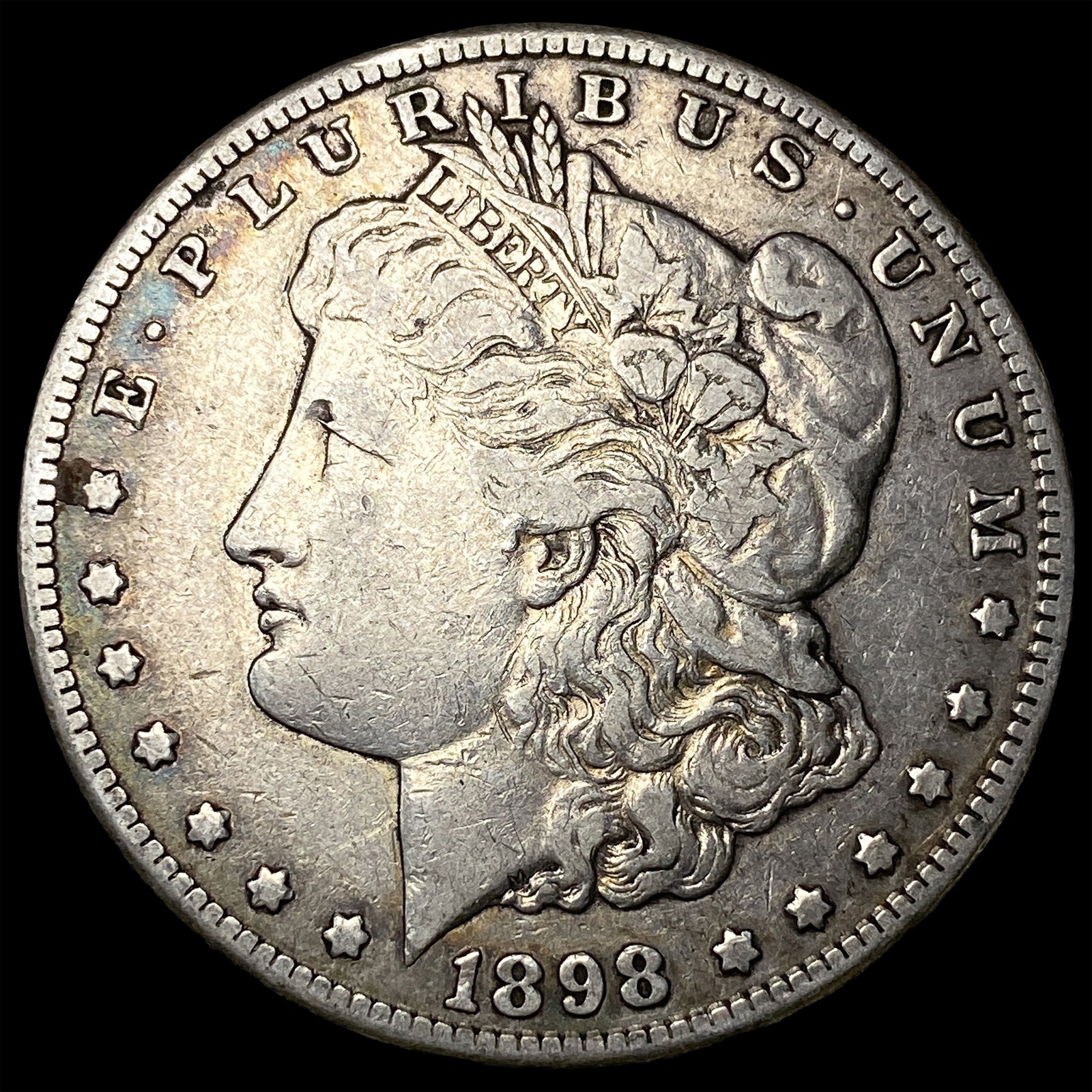 1898-S Silver Morgan Dollar NEARLY UNCIRCULATED: 1898-S Silver Morgan Dollar NEARLY UNCIRCULATED