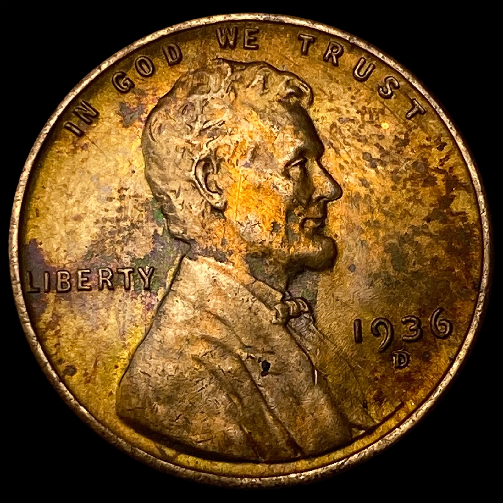 1936-D Lincoln Wheat Cent UNCIRCULATED (1 of 2)
