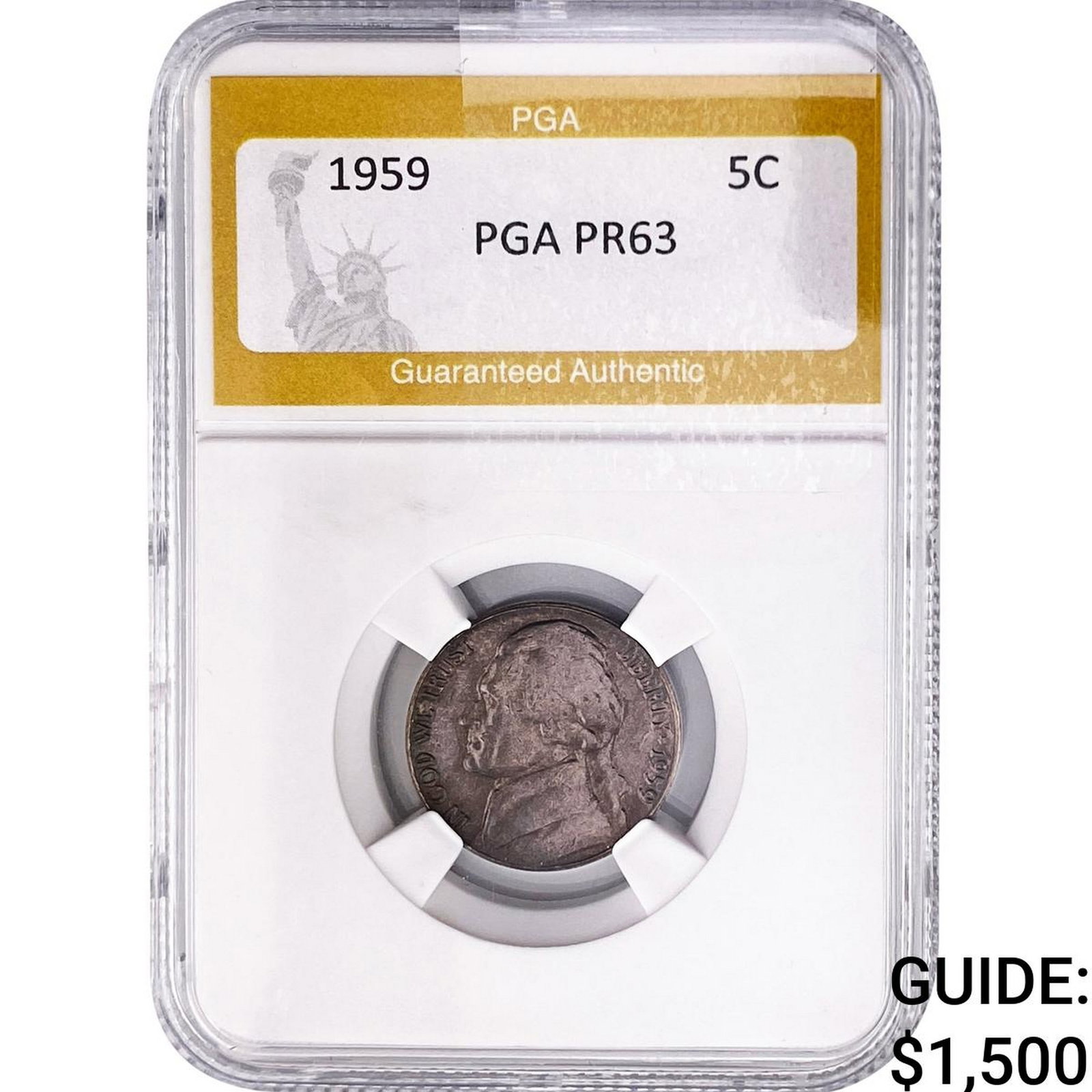 1959 Jefferson Nickel PGA PR63 (1 of 2)