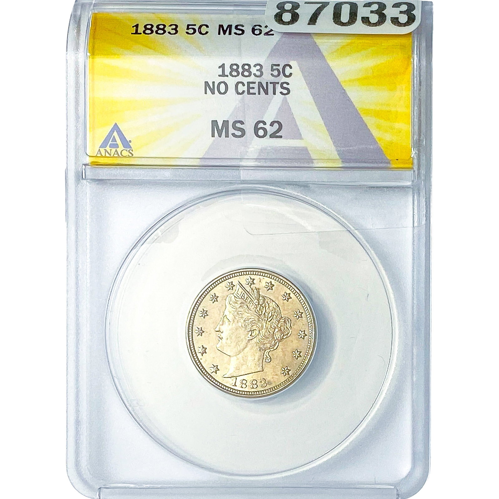 1883 Liberty Victory Nickel ANACS MS62 (1 of 2)