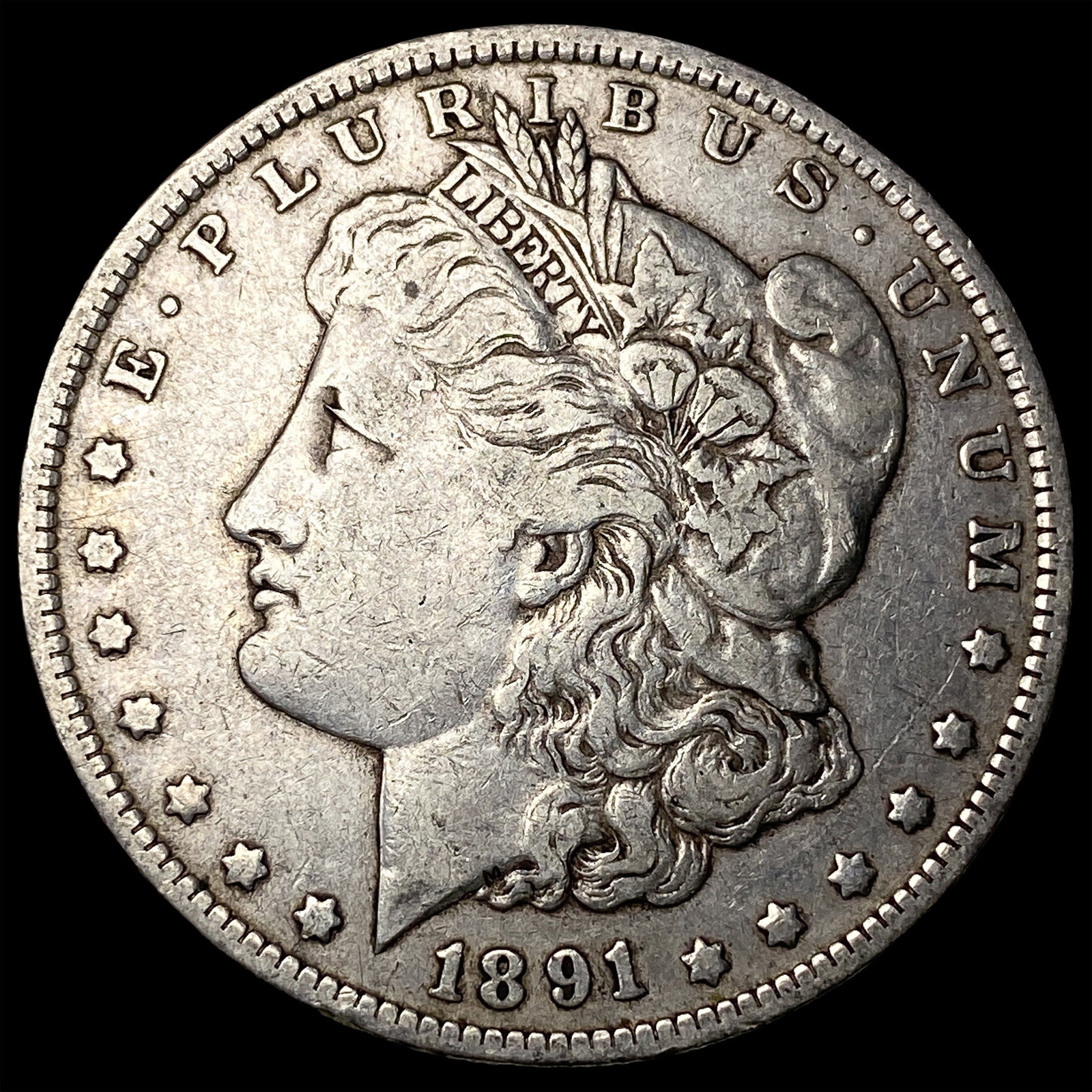 1891-O Silver Morgan Dollar NEARLY UNCIRCULATED: 1891-O Silver Morgan Dollar NEARLY UNCIRCULATED