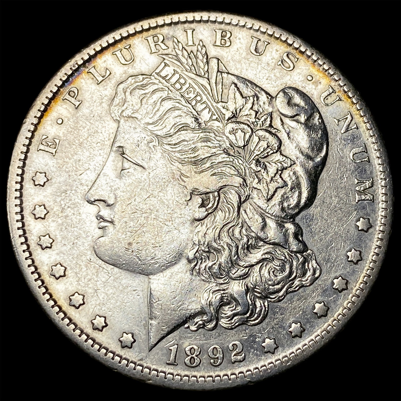 1892-S Silver Morgan Dollar CLOSELY UNCIRCULATED (1 of 2)