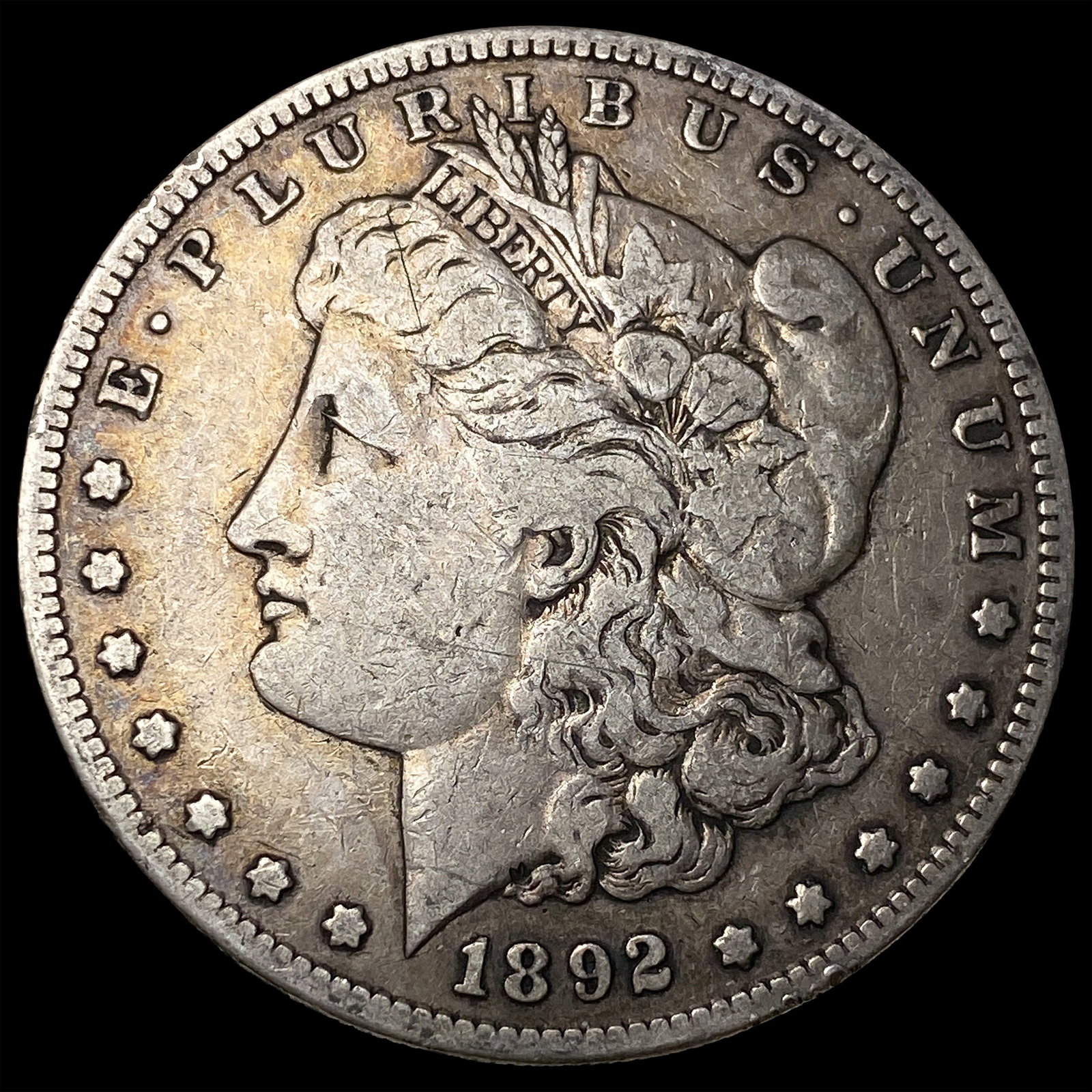 1892-S Silver Morgan Dollar NEARLY UNCIRCULATED: 1892-S Silver Morgan Dollar NEARLY UNCIRCULATED