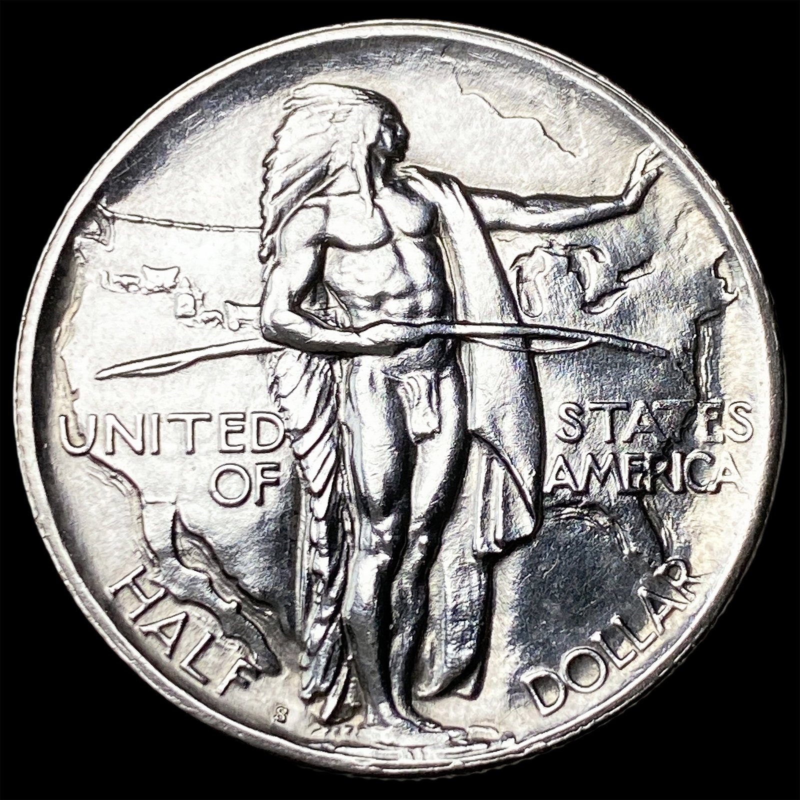 1926 Silver Half Dollar Oregon Trail UNCIRCULATED (1 of 2)