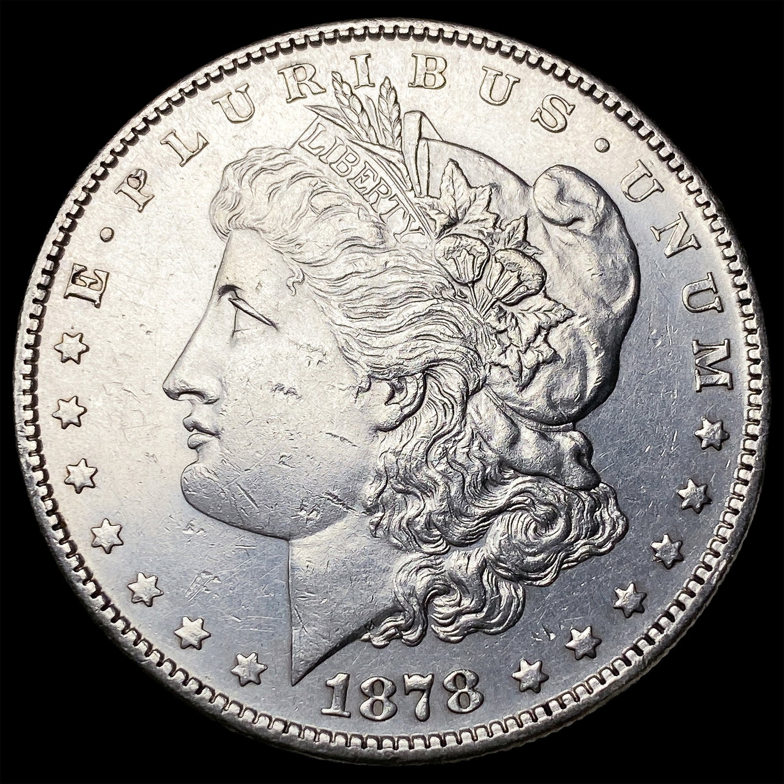 1878-S Silver Morgan Dollar CHOICE AU (1 of 2)
