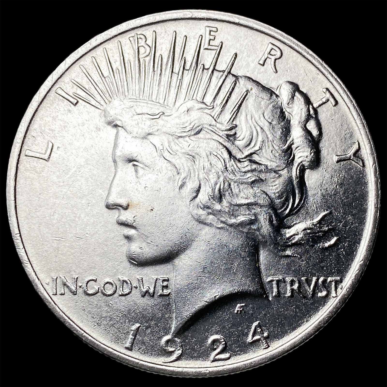 1924 Silver Peace Dollar UNCIRCULATED: 1924 Silver Peace Dollar UNCIRCULATED