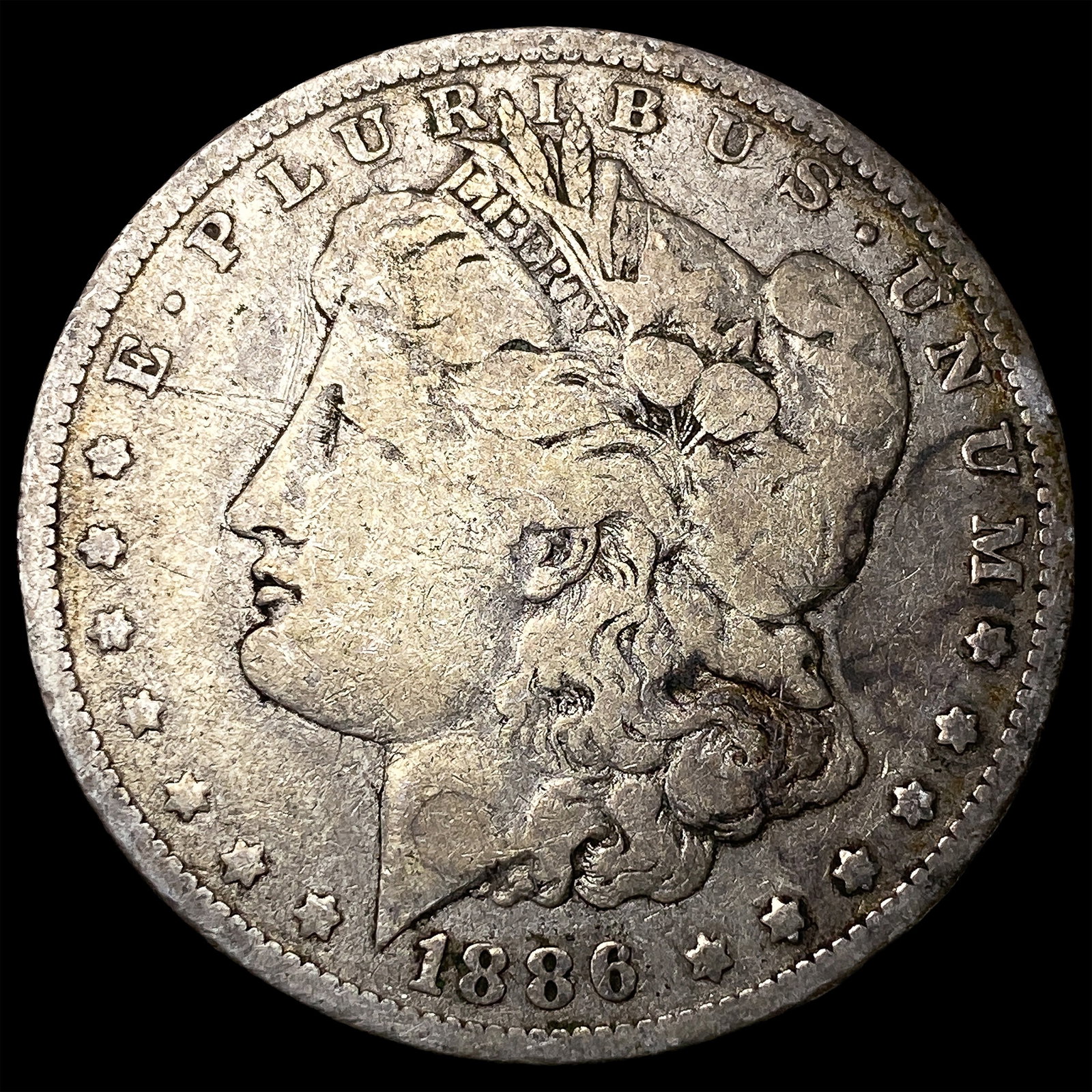 1886-O Silver Morgan Dollar LIGHTLY CIRCULATED (1 of 2)