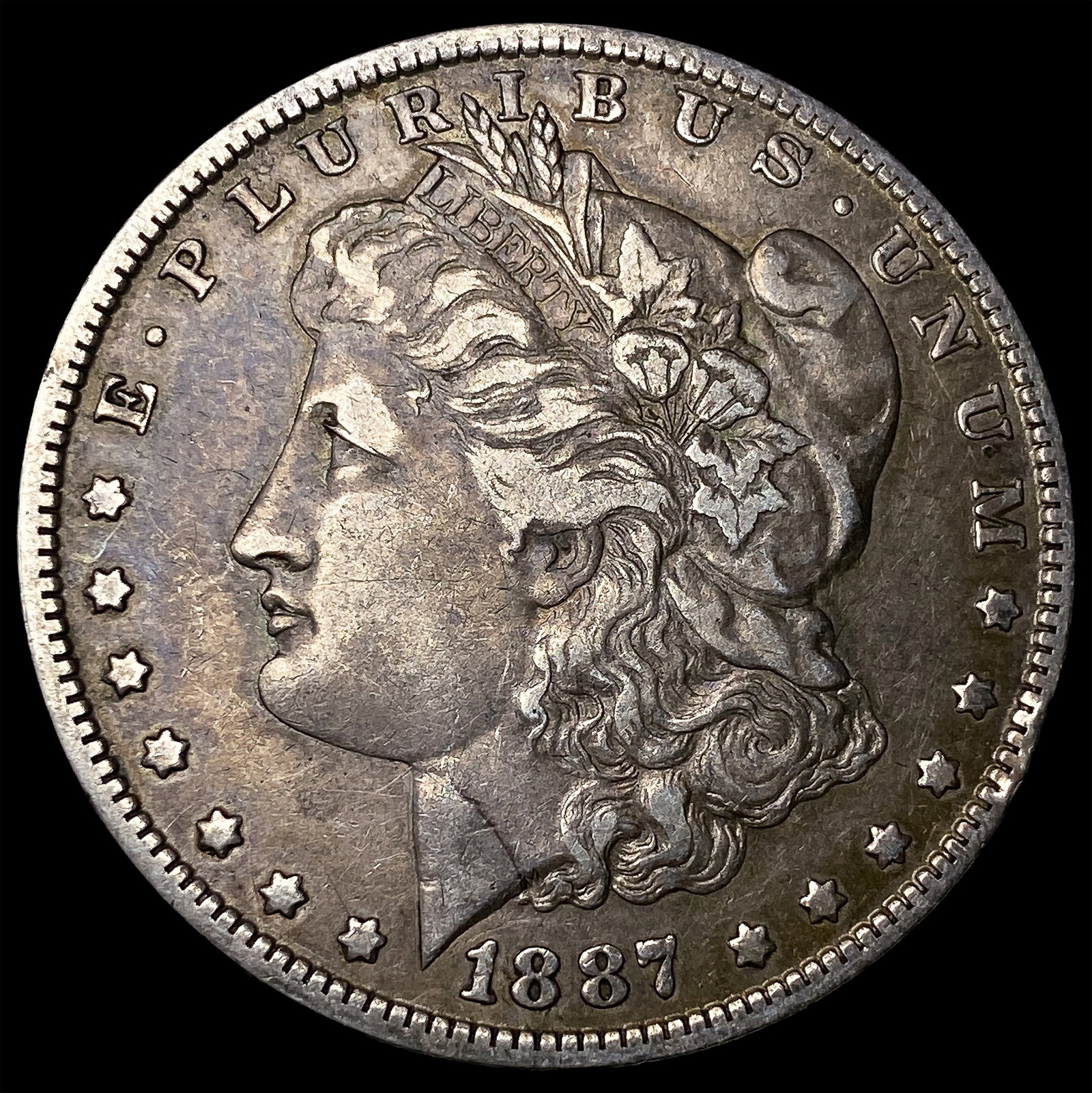 1887-O Silver Morgan Dollar NEARLY UNCIRCULATED: 1887-O Silver Morgan Dollar NEARLY UNCIRCULATED