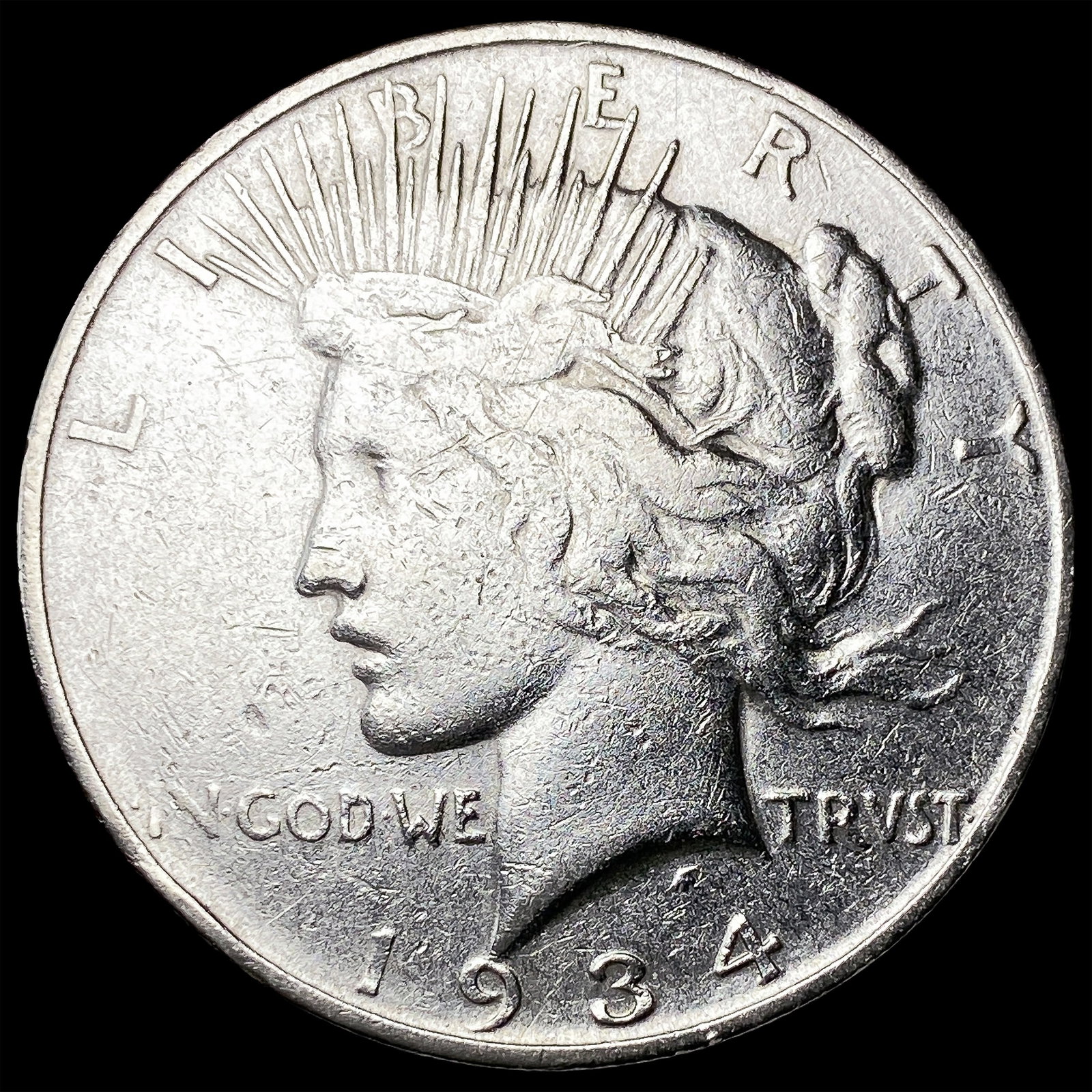 1934-D Silver Peace Dollar HIGH GRADE (1 of 2)