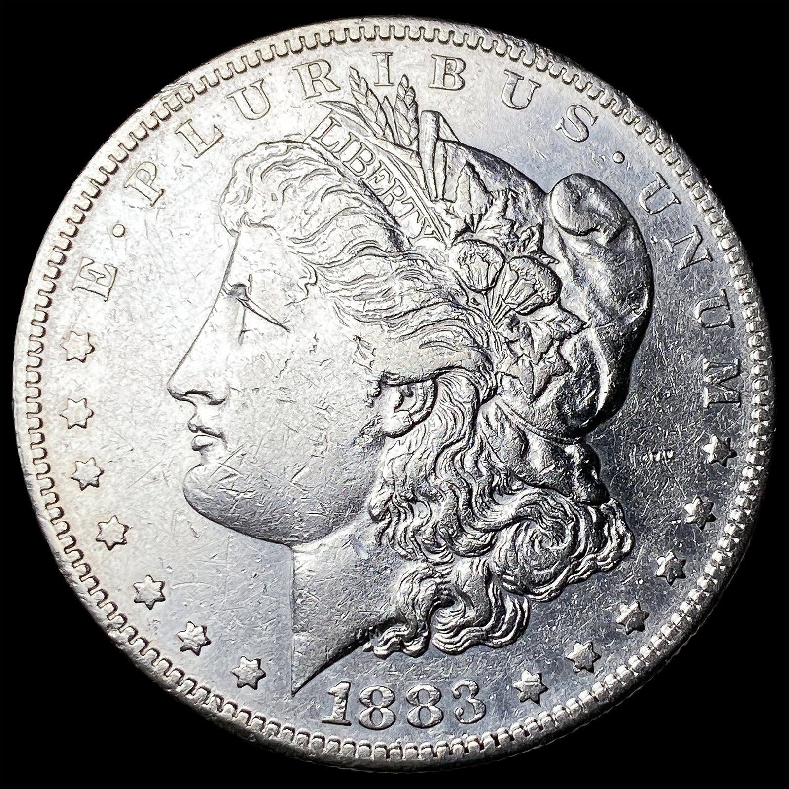 1883-S Silver Morgan Dollar CLOSELY UNCIRCULATED: 1883-S Silver Morgan Dollar CLOSELY UNCIRCULATED