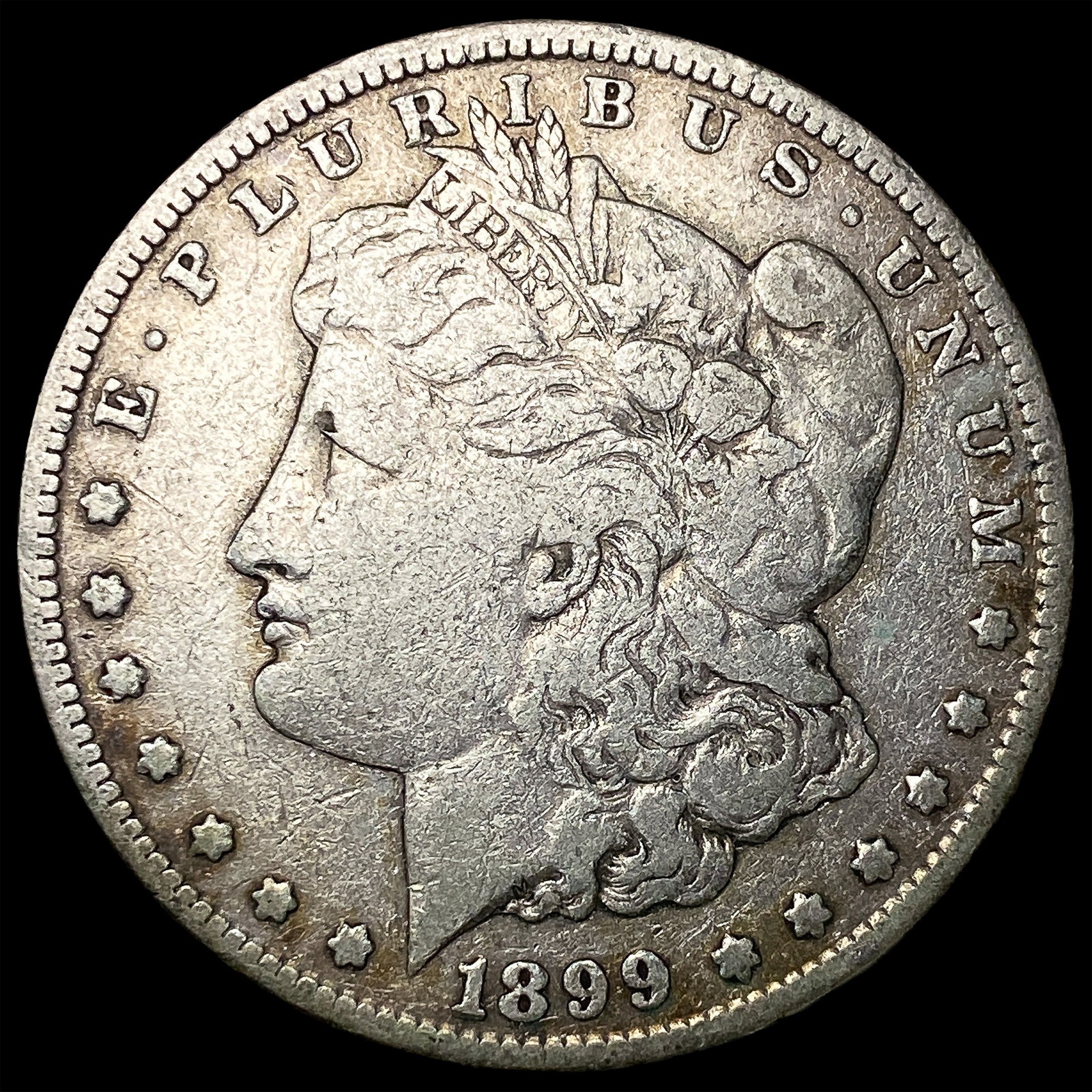 1899-S Silver Morgan Dollar ABOUT UNCIRCULATED (1 of 2)