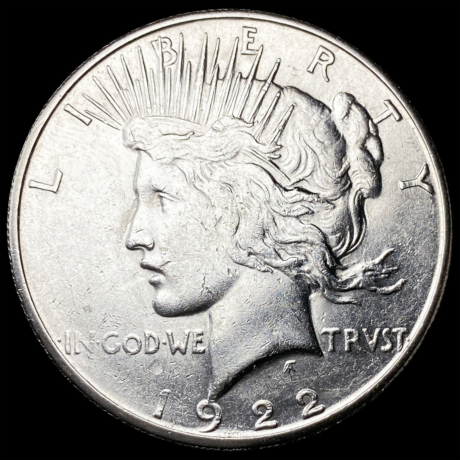 1922-S Silver Peace Dollar UNCIRCULATED: 1922-S Silver Peace Dollar UNCIRCULATED