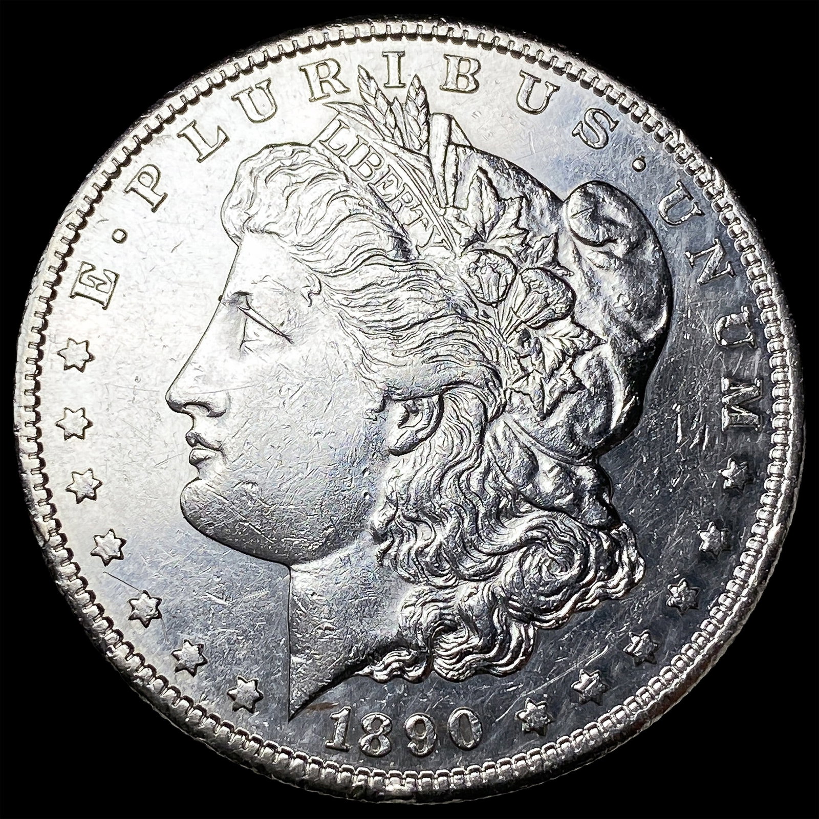 1890-S Silver Morgan Dollar UNCIRCULATED: 1890-S Silver Morgan Dollar UNCIRCULATED