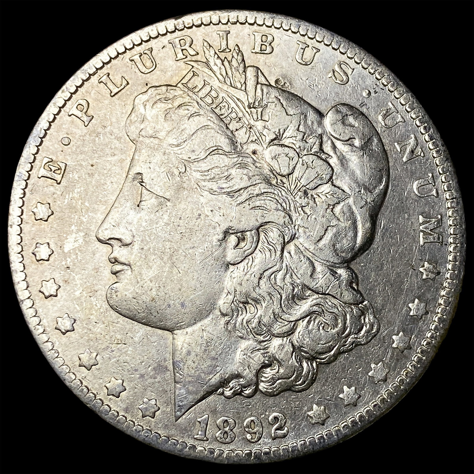 1892-O Silver Morgan Dollar NEARLY UNCIRCULATED: 1892-O Silver Morgan Dollar NEARLY UNCIRCULATED