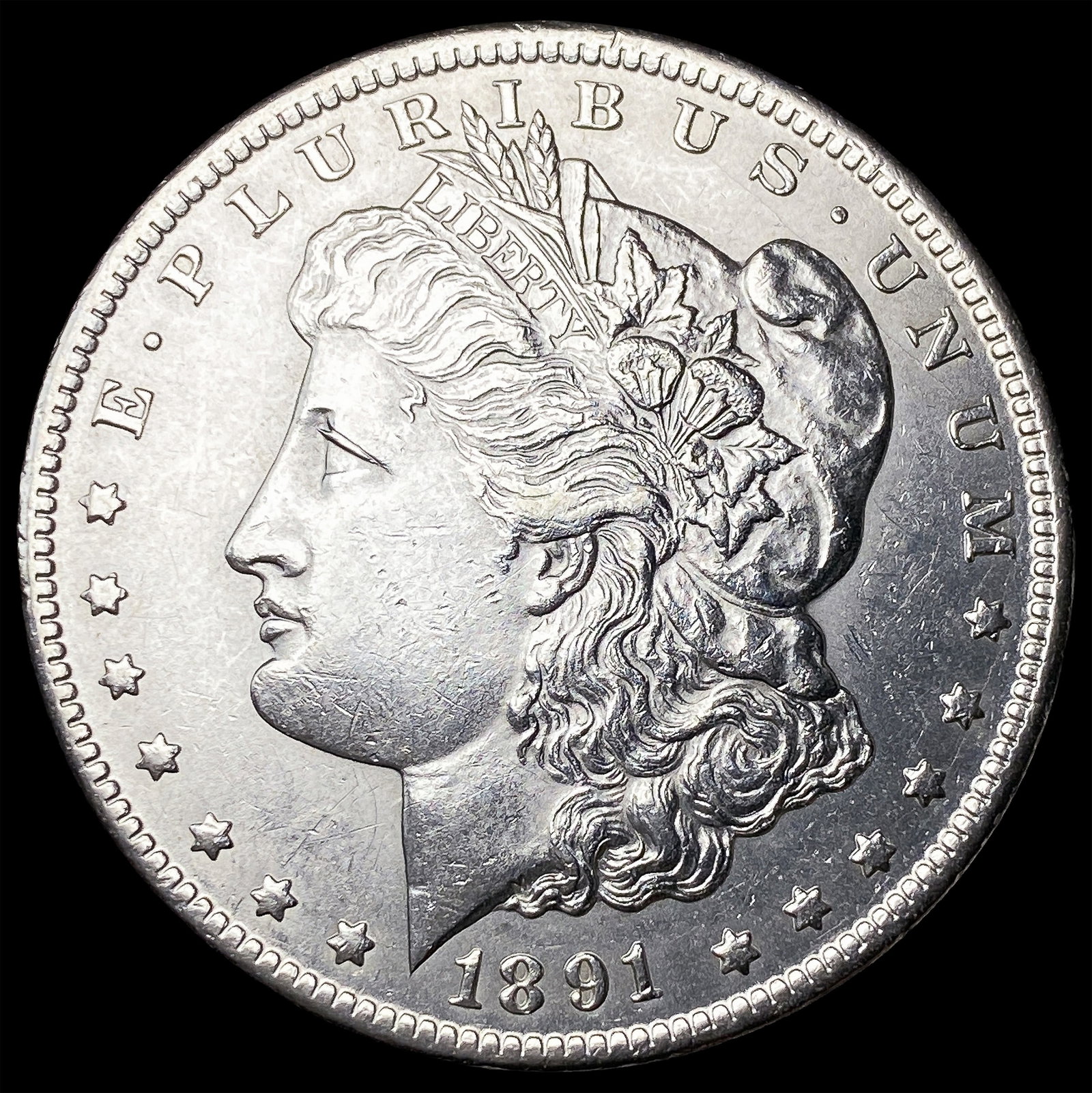 1891-CC Silver Morgan Dollar UNCIRCULATED (1 of 2)