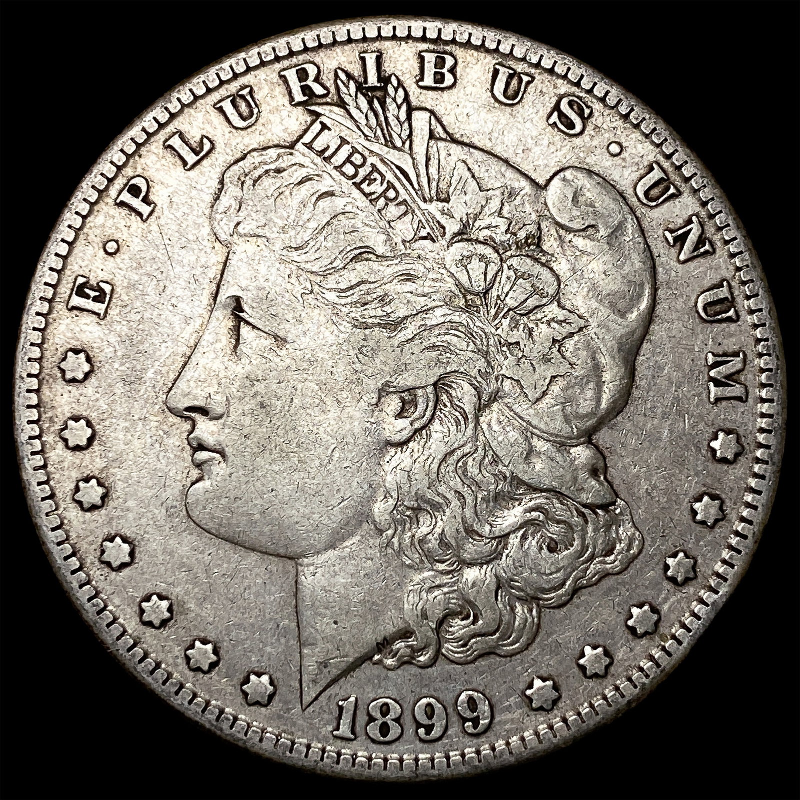 1899-S Silver Morgan Dollar NEARLY UNCIRCULATED: 1899-S Silver Morgan Dollar NEARLY UNCIRCULATED