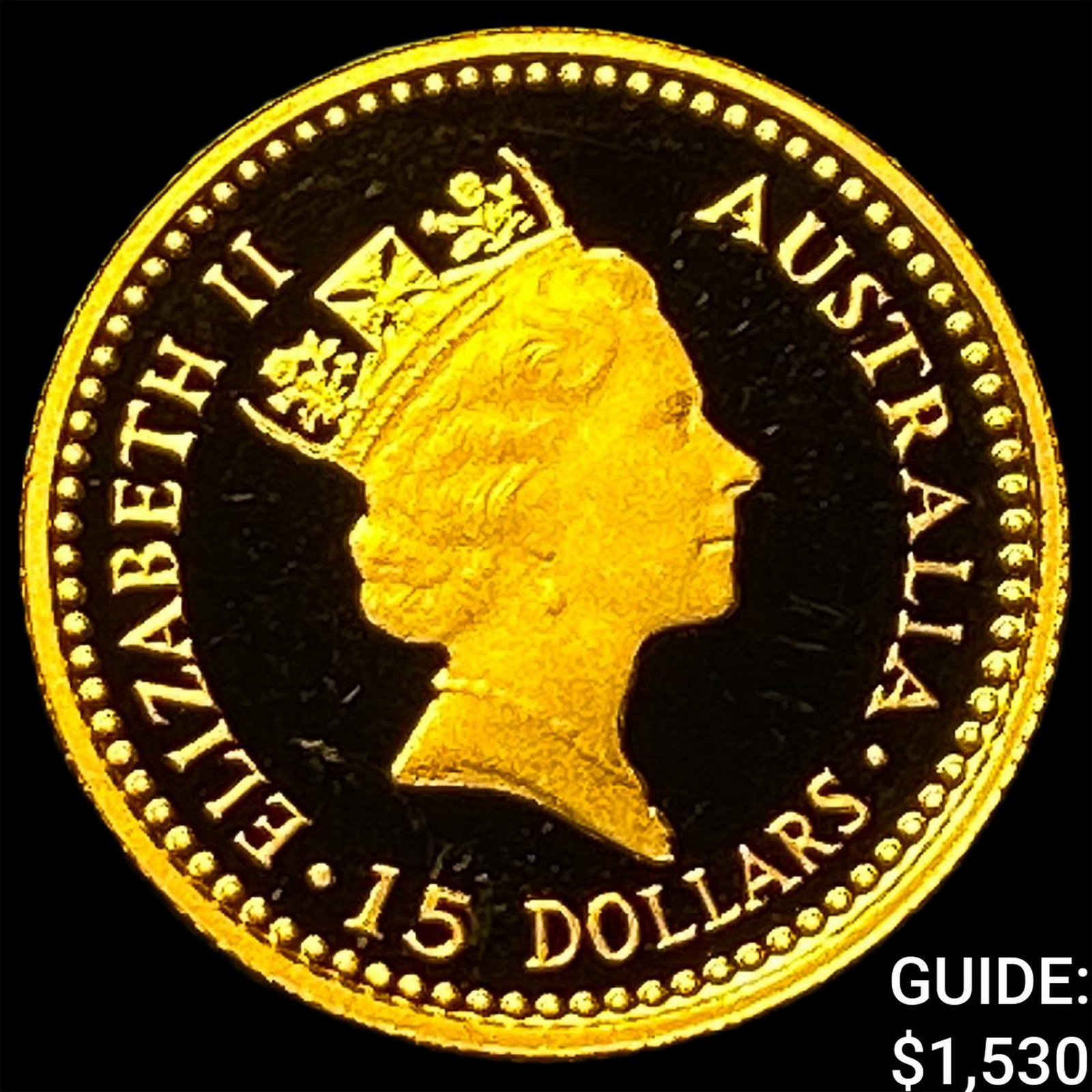 1992 Austrailia 1/10oz Gold $15 Kangaroo (1 of 2)
