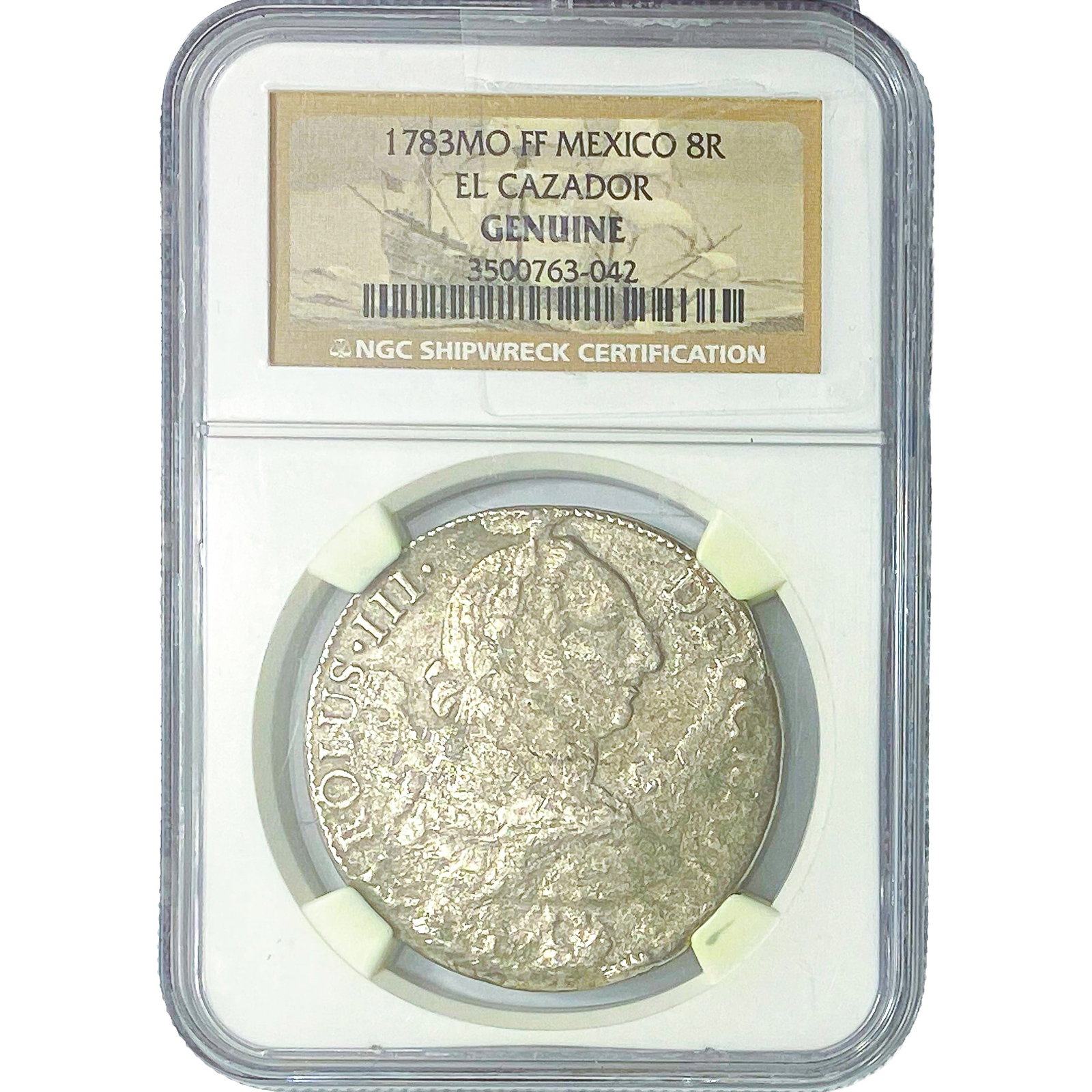1783-Mo FF Mexico 8R EL Cazador NGC G (1 of 2)