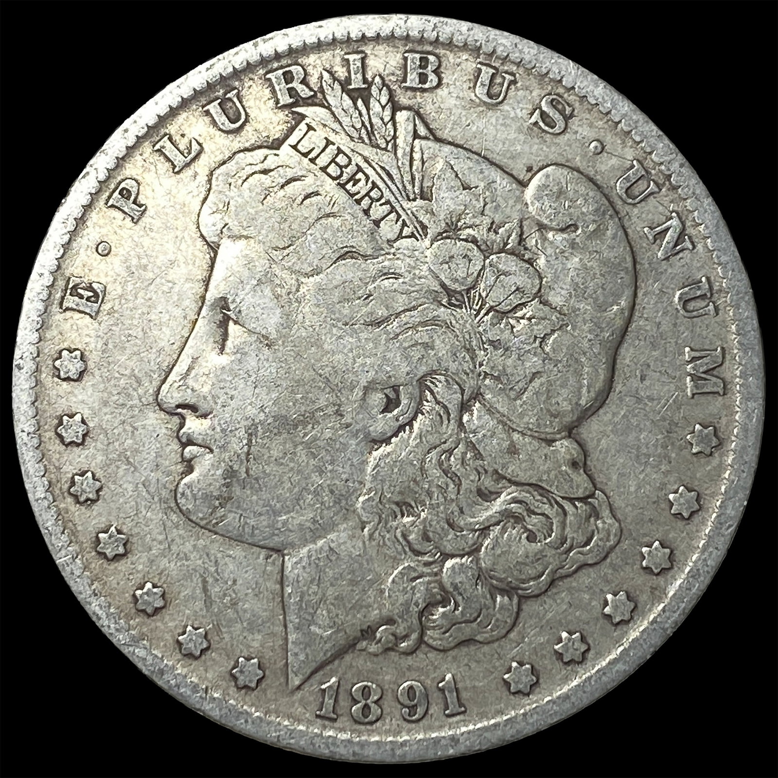 1891-O Silver Morgan Dollar LIGHTLY CIRCULATED: 1891-O Silver Morgan Dollar LIGHTLY CIRCULATED