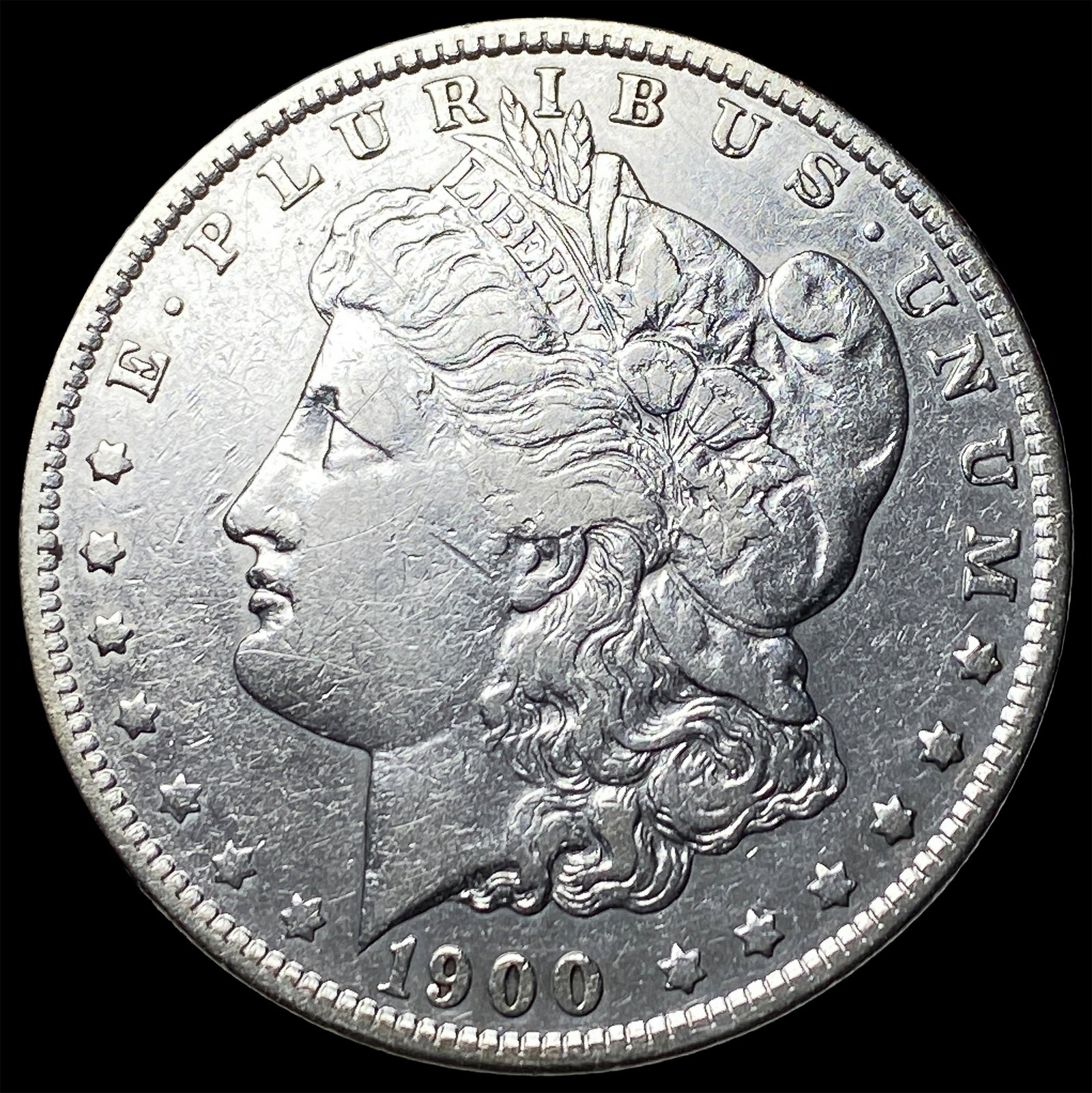 1900-O Silver Morgan Dollar NEARLY UNCIRCULATED: 1900-O Silver Morgan Dollar NEARLY UNCIRCULATED