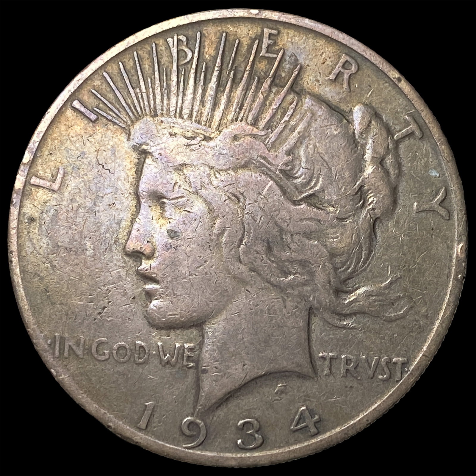 1934 Peace Silver Dollar LIGHTLY CIRCULATED (1 of 2)