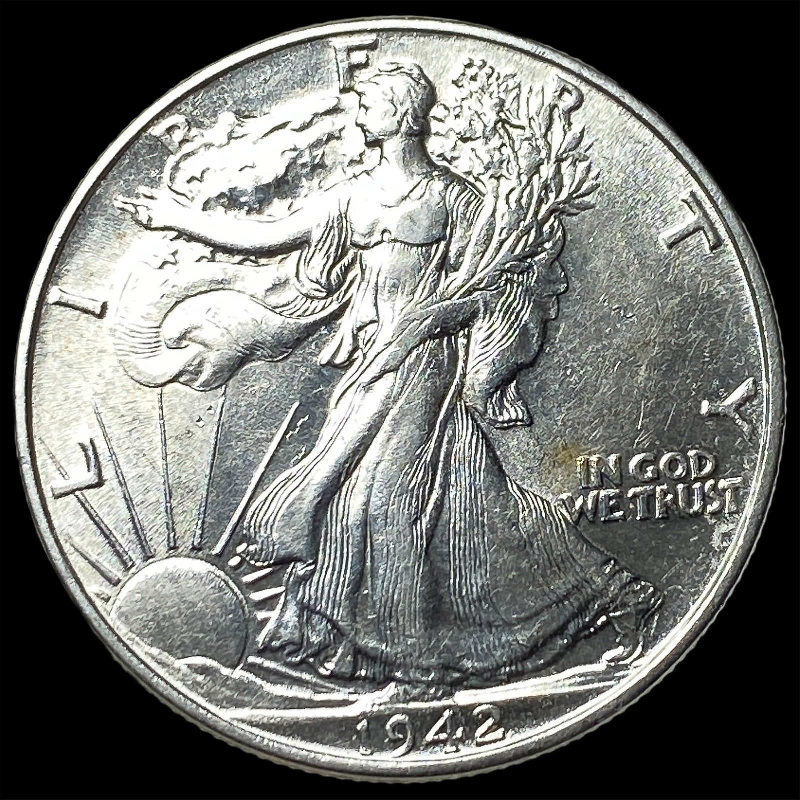 1942 Walking Liberty Half Dollar UNCIRCULATED (1 of 2)