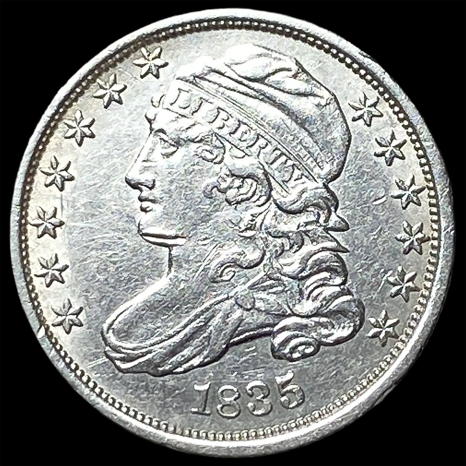 1835 Capped Bust Silver Dime UNCIRCULATED (1 of 2)