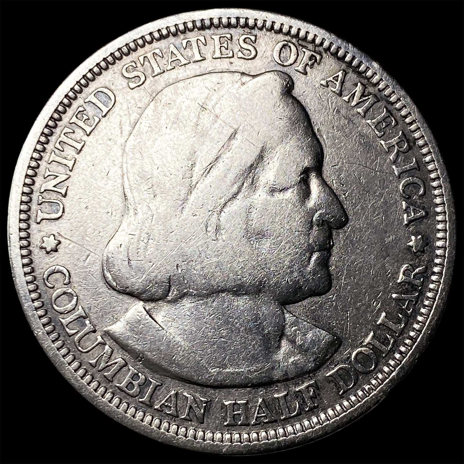 1893 Silver Columbian Half Dollar LIGHTLY CIRCULATED (1 of 2)