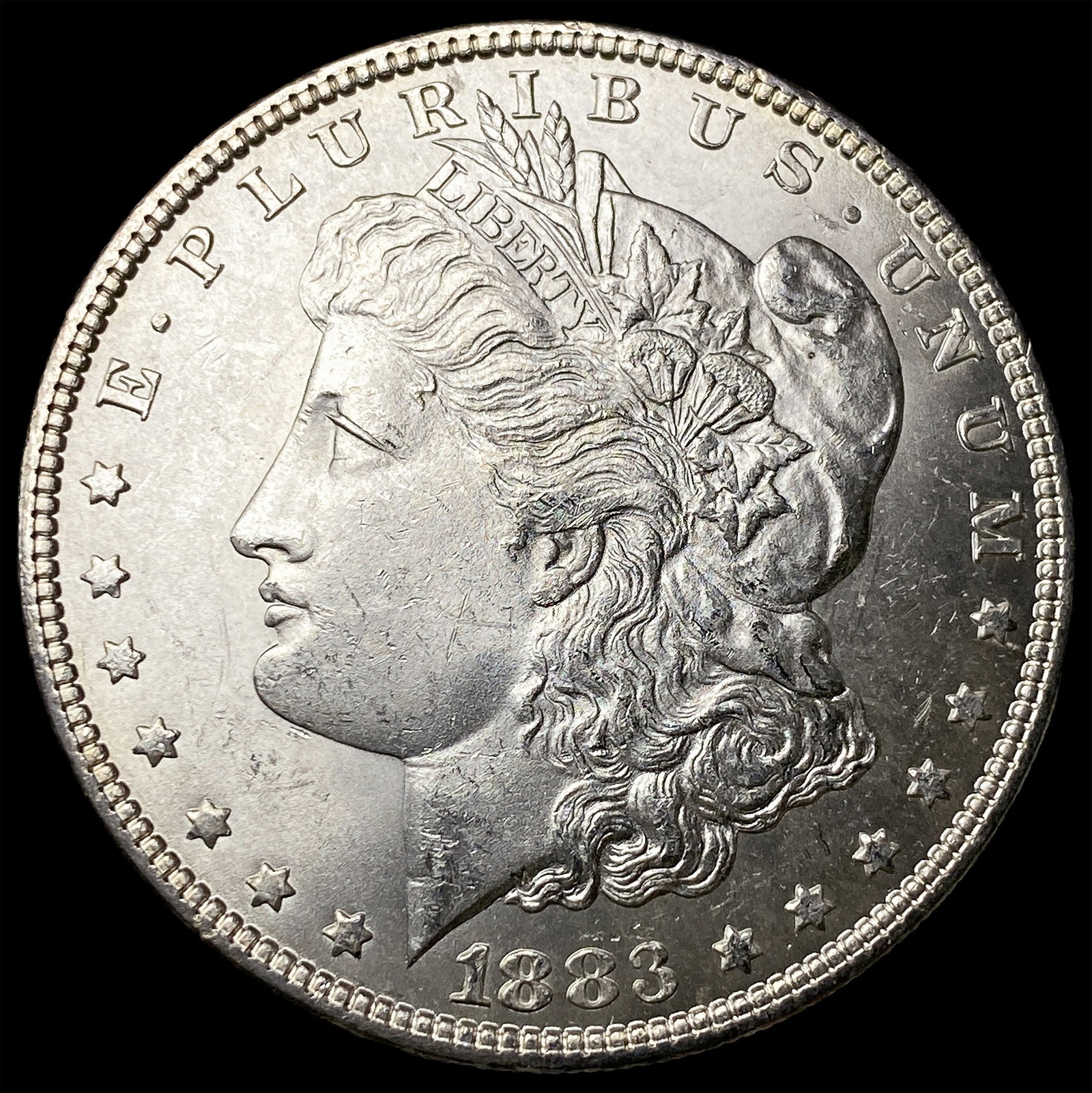 1883-S Silver Morgan Dollar CHOICE BU (1 of 2)