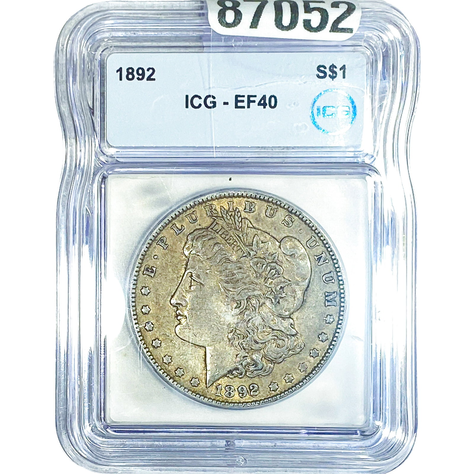 1892 Morgan Silver Dollar ICG EF40 (1 of 2)