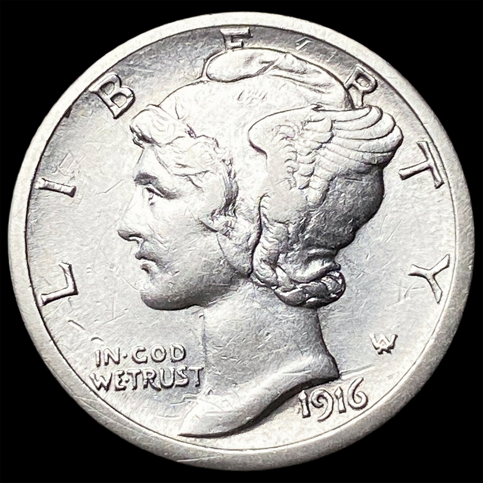 1916 Mercury Dime CLOSELY UNCIRCULATED (1 of 2)