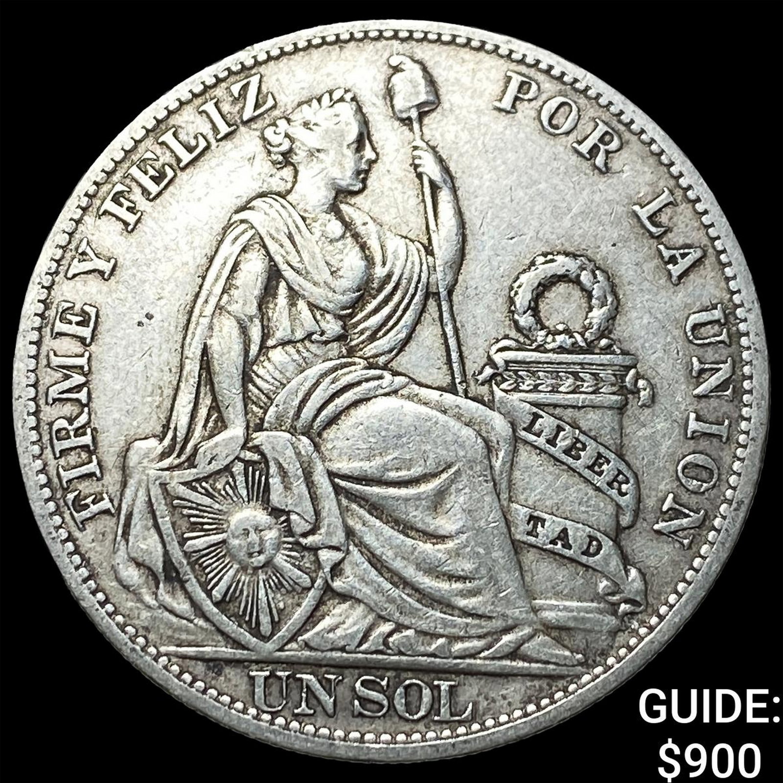 1895 Peru Silver 1 Sol (1 of 2)