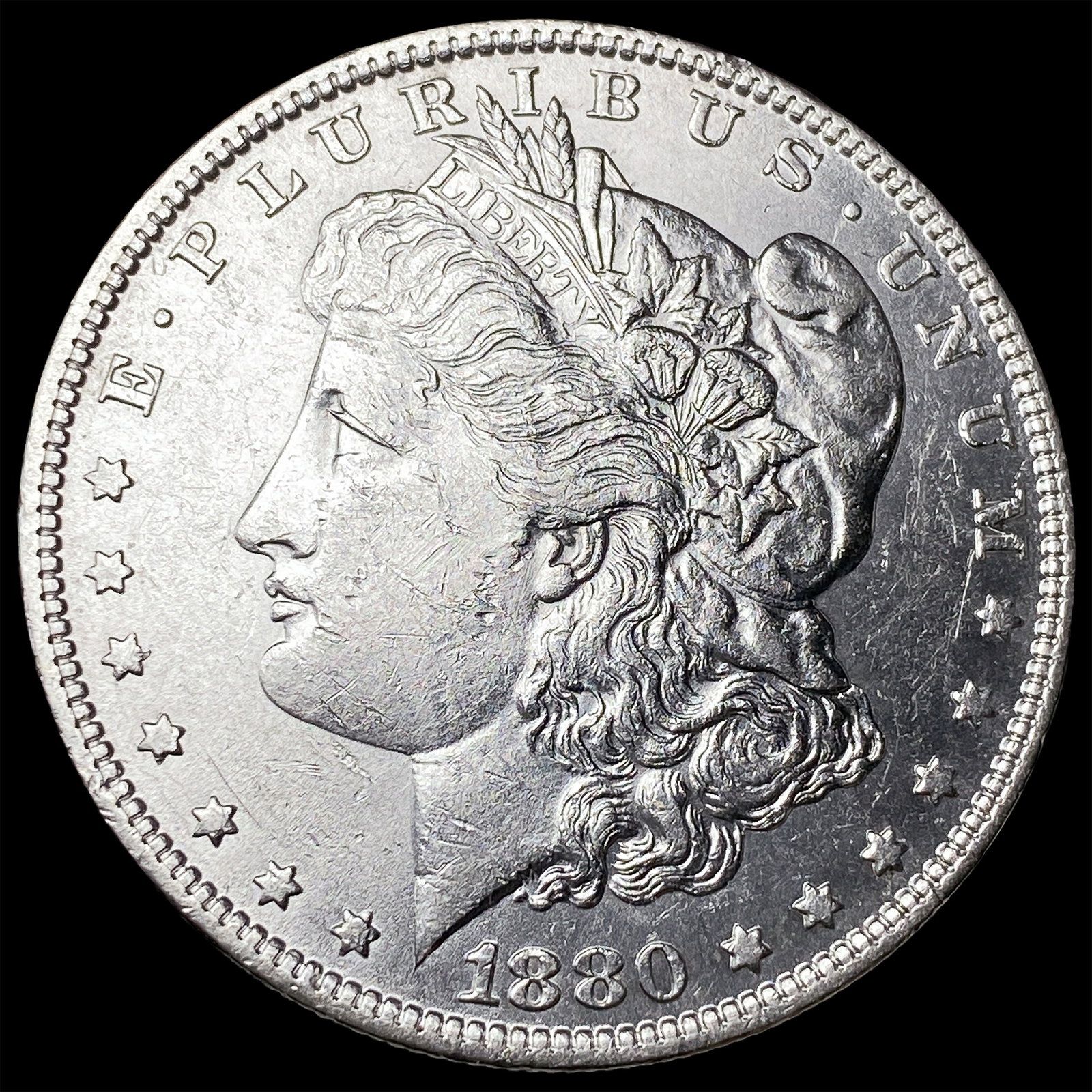 1880 Morgan Silver Dollar CHOICE AU (1 of 2)