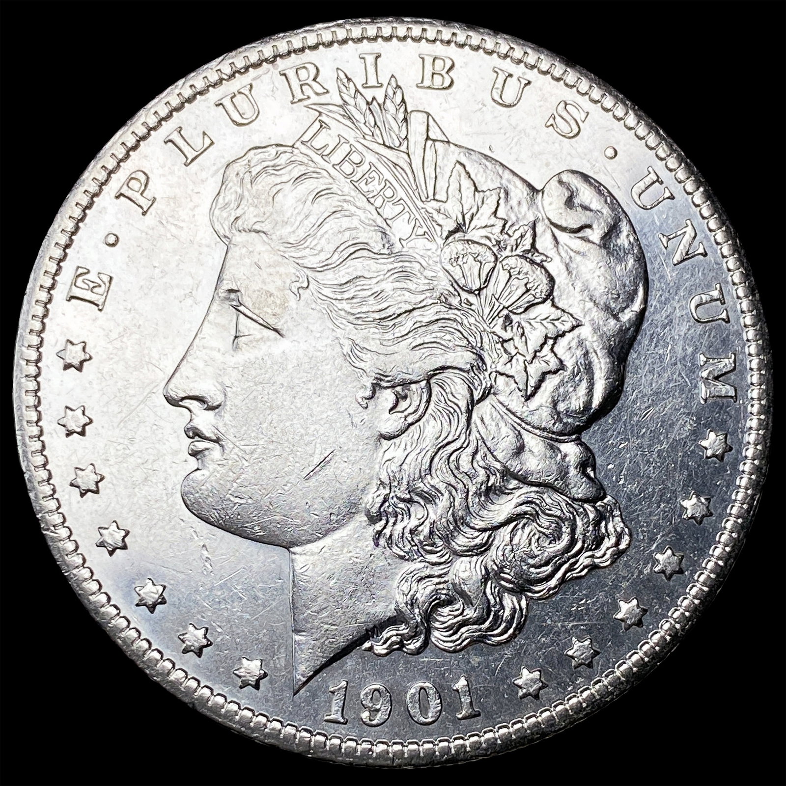 1901-S Silver Morgan Dollar CLOSELY UNCIRCULATED (1 of 2)