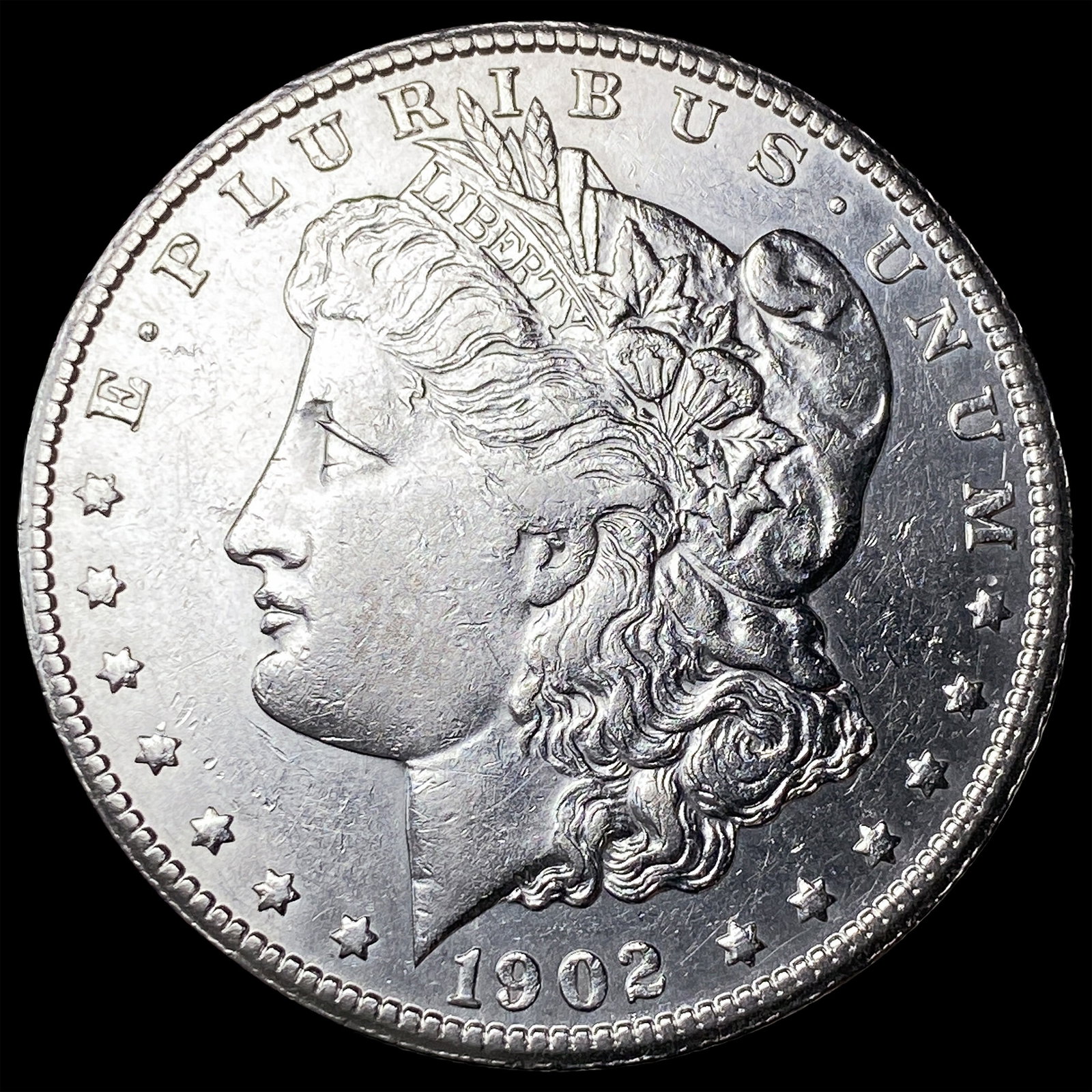1902-S Silver Morgan Dollar CLOSELY UNCIRCULATED (1 of 2)