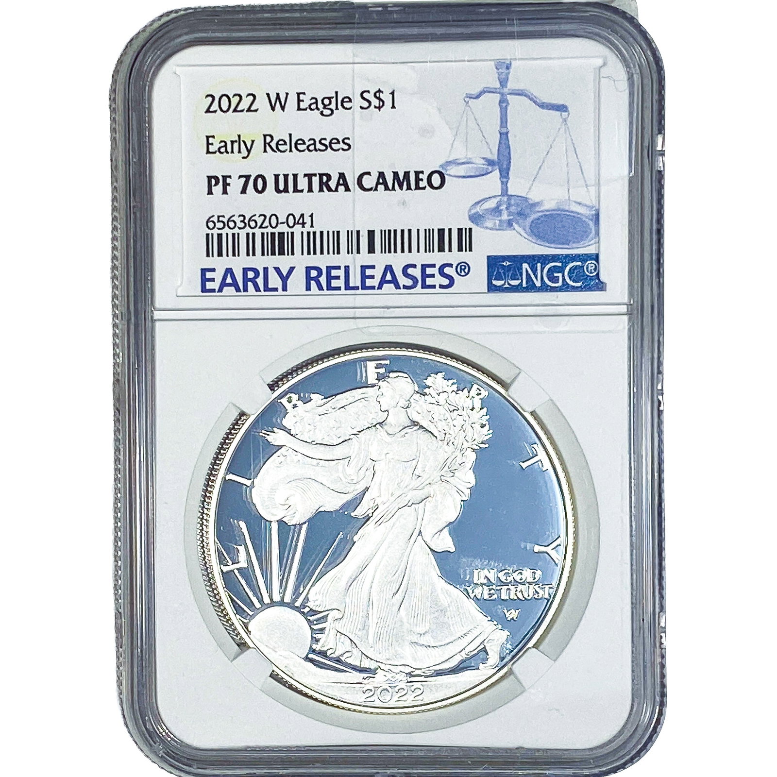2022-W Silver Eagle NGC PF70 Ultra Cameo (1 of 2)