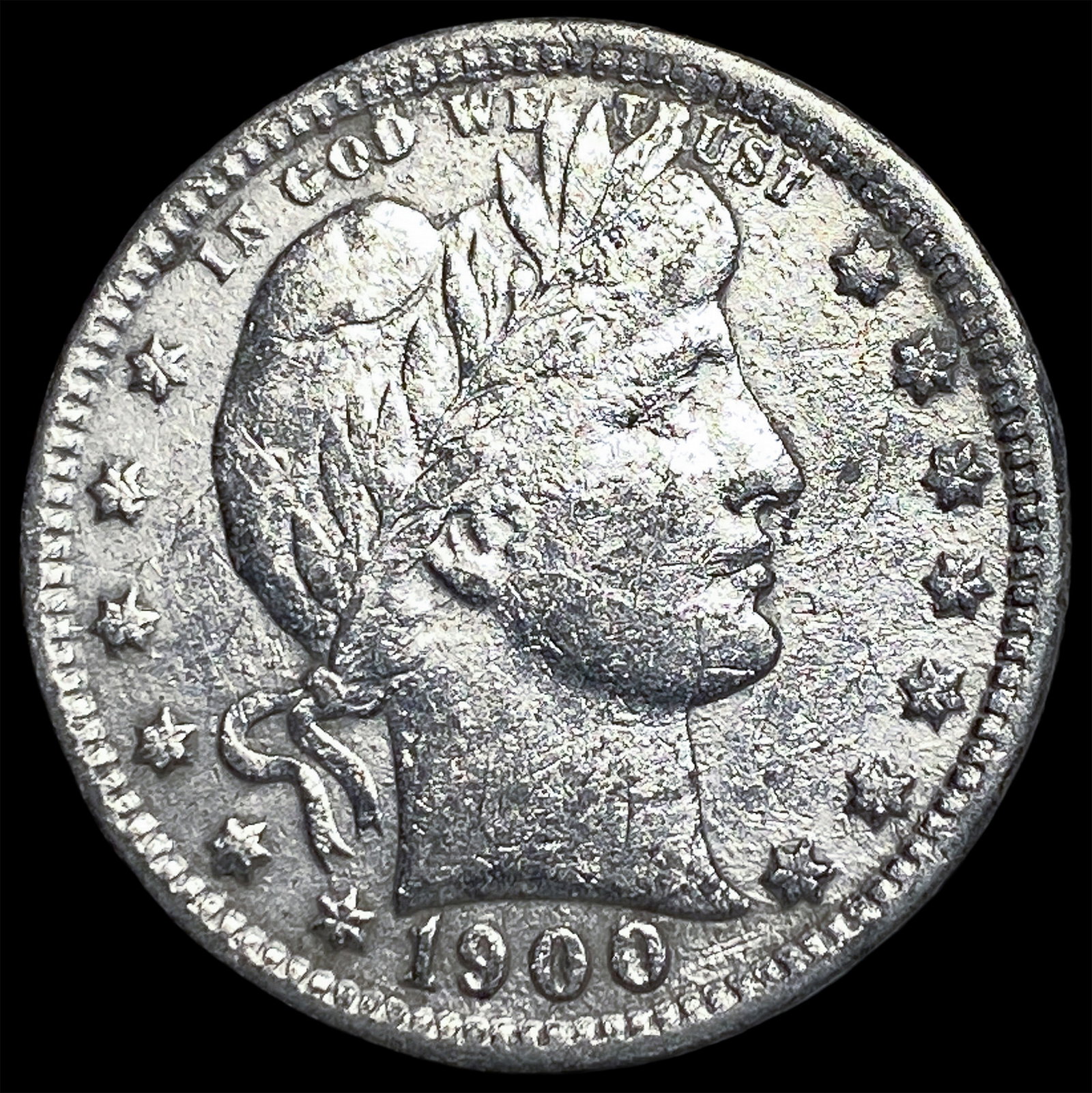 1900 Barber Silver Quarter HIGH GRADE (1 of 2)