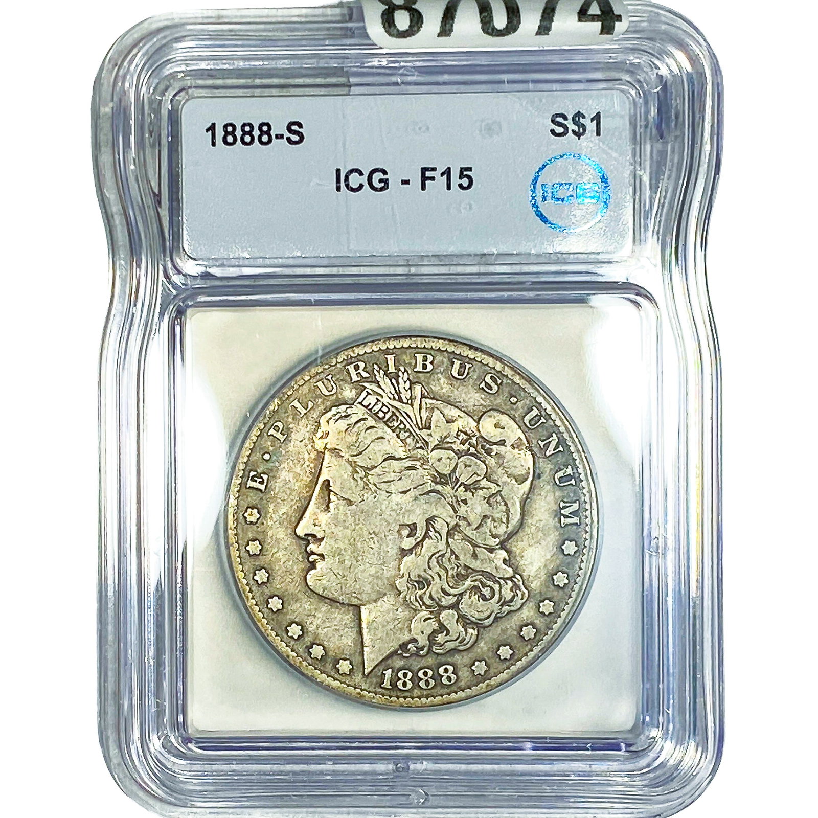 1888-S Morgan Silver Dollar ICG F15 (1 of 2)