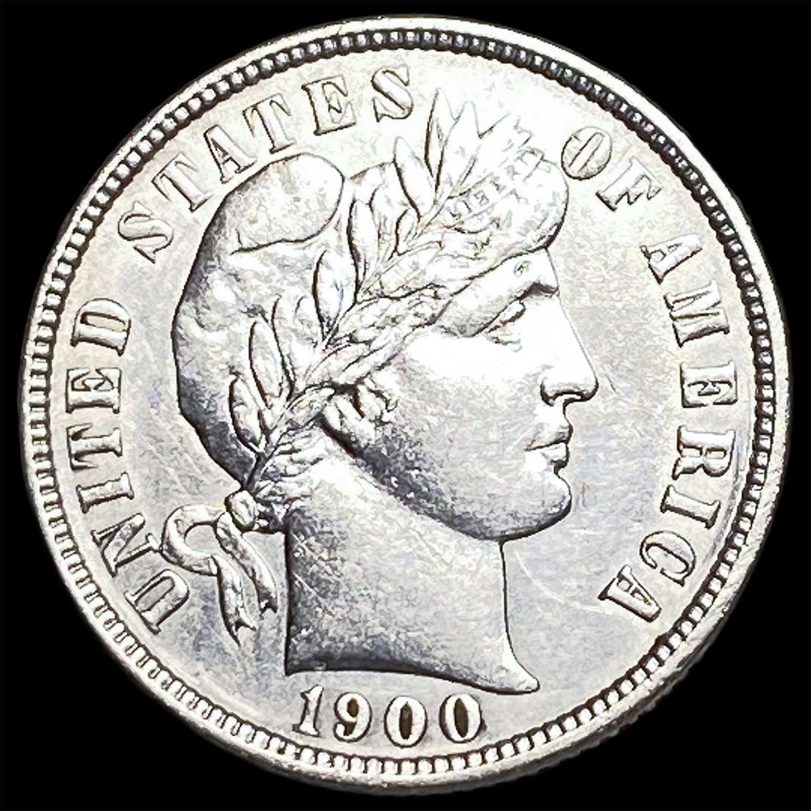 1900 Barber Dime CLOSELY UNCIRCULATED (1 of 2)