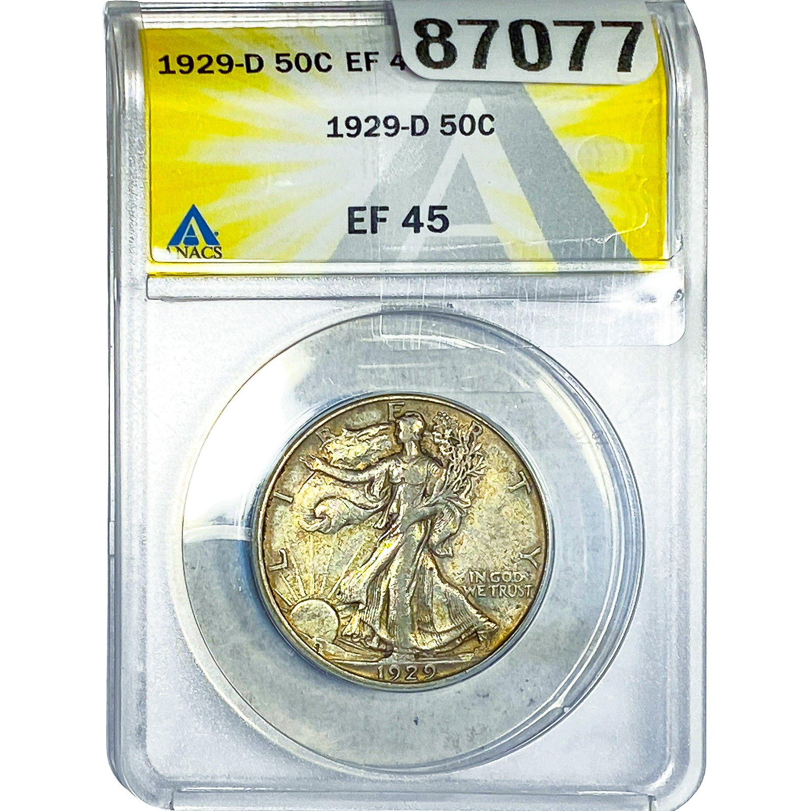 1929-D Walking Liberty Half Dollar ANACS EF45 (1 of 2)