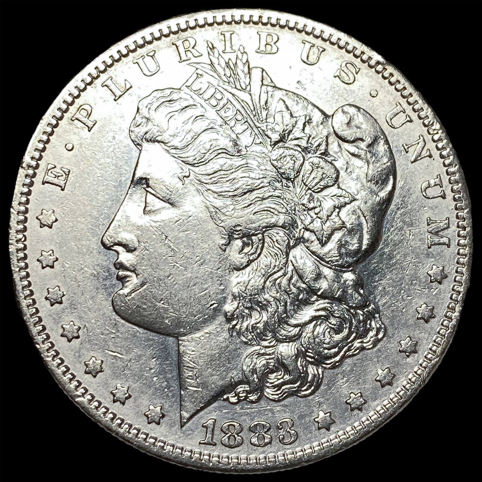 1883-S Silver Morgan Dollar CLOSELY UNCIRCULATED (1 of 2)