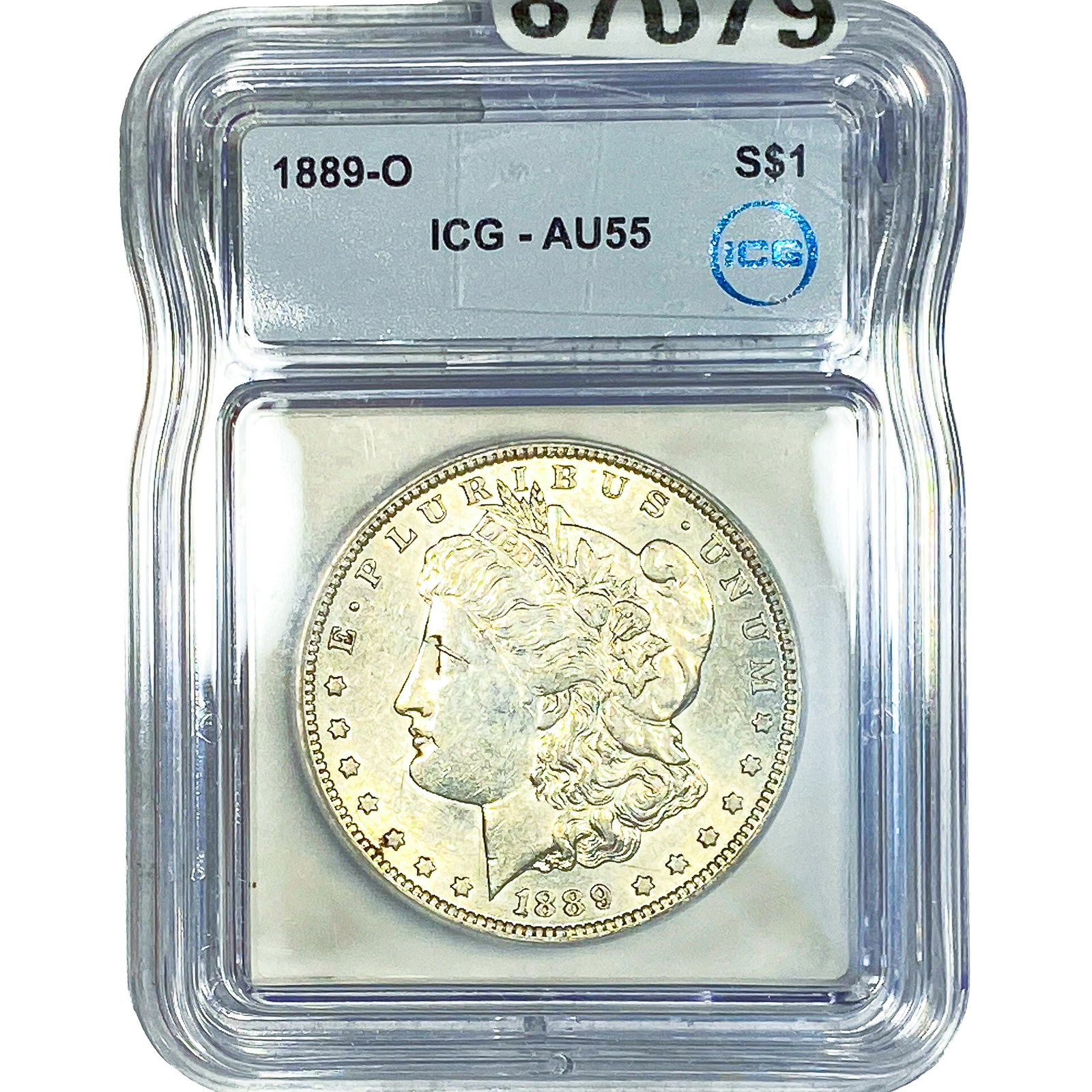1889-O Morgan Silver Dollar ICG AU55 (1 of 2)