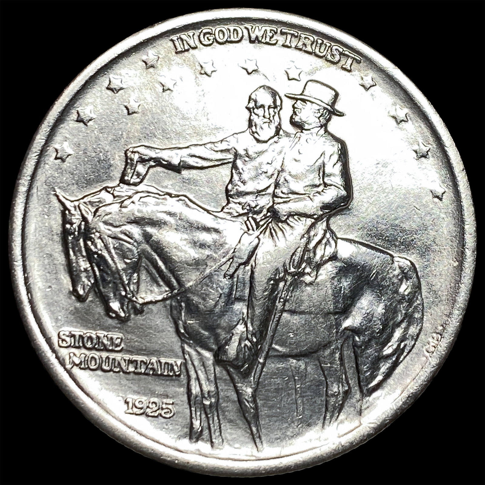1925 Stone Mountain Silver Half Dollar HIGH GRADE (1 of 2)