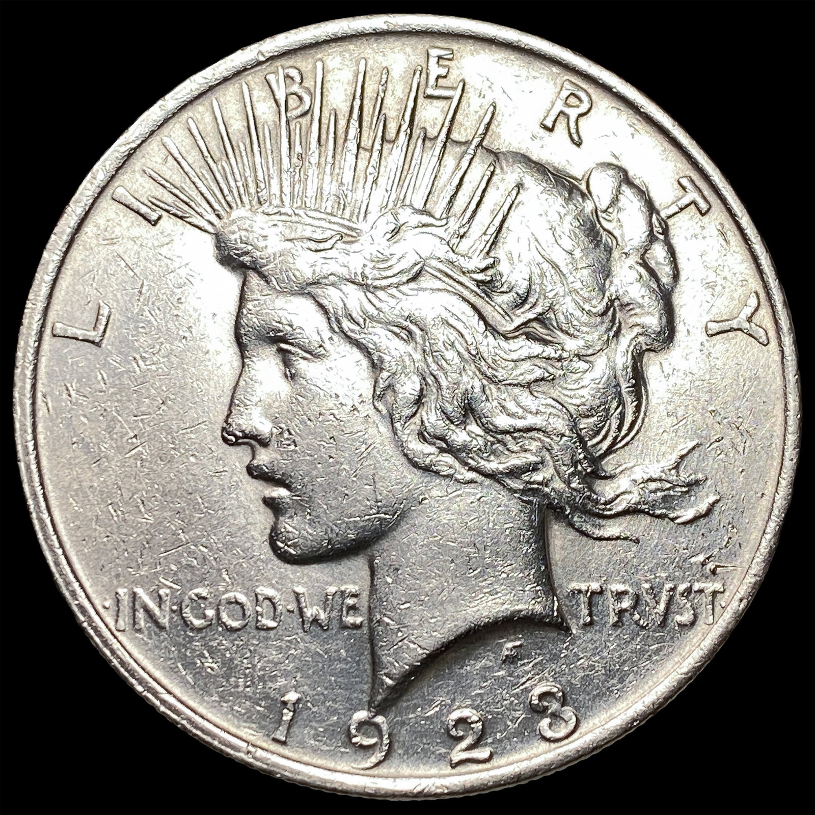 1923 Peace Silver Dollar CLOSELY UNCIRCULATED (1 of 2)