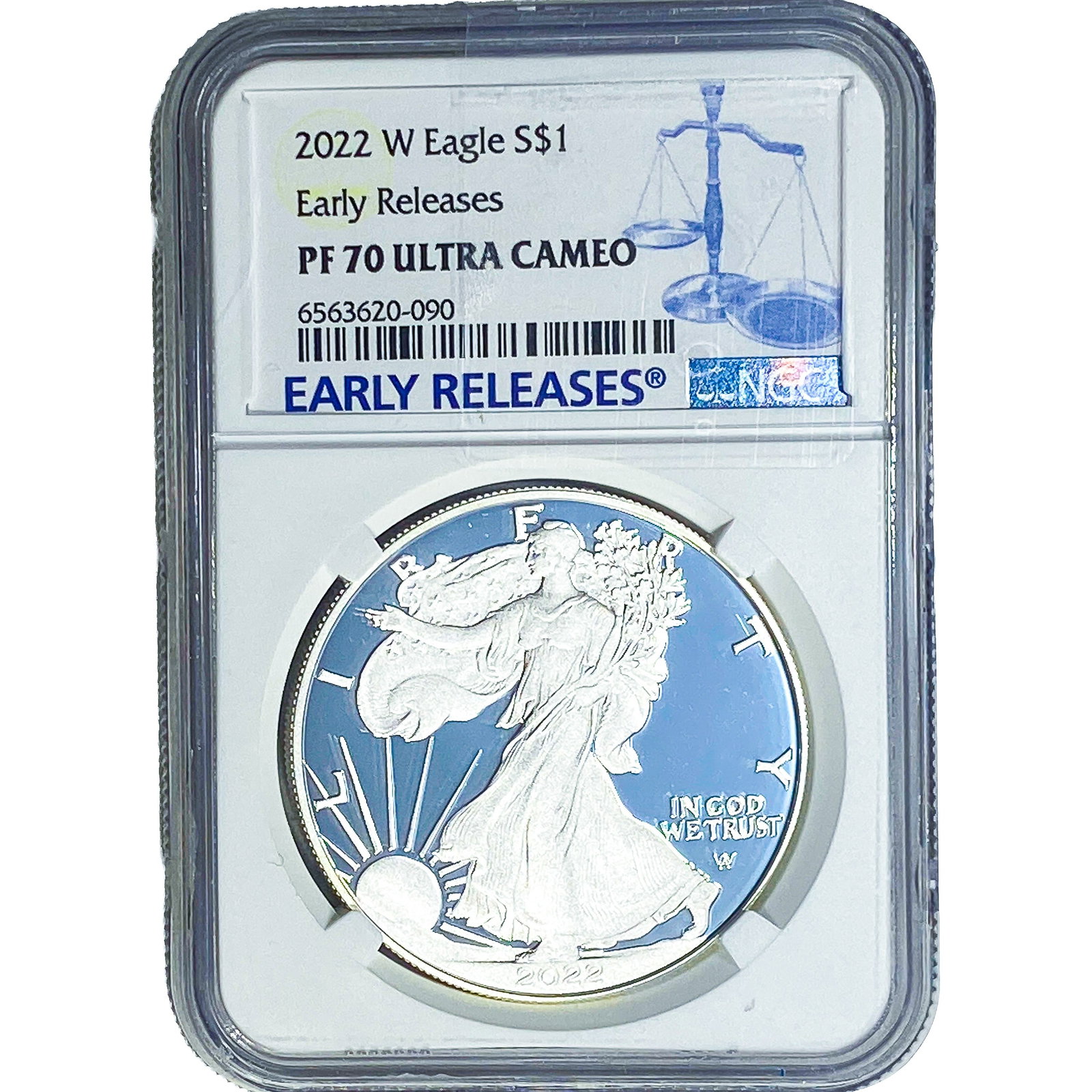 2022-W Silver Eagle NGC PF70 Ultra Cameo (1 of 2)