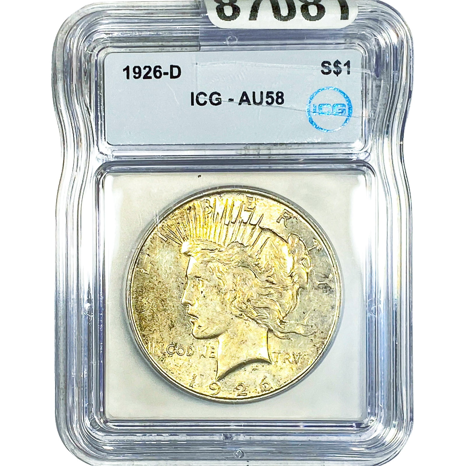 1926-D Silver Peace Dollar ICG AU58 (1 of 2)