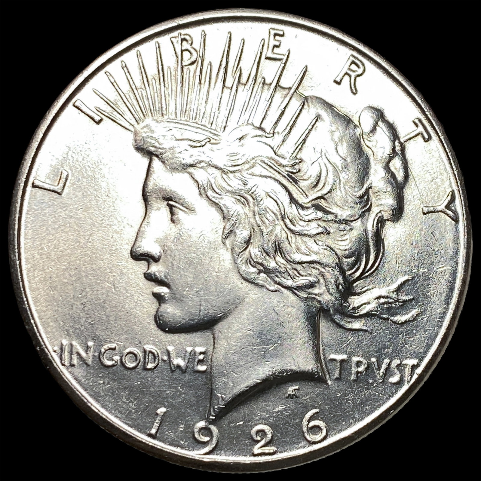 1926-S Silver Peace Dollar CHOICE BU: 1926-S Silver Peace Dollar CHOICE BU