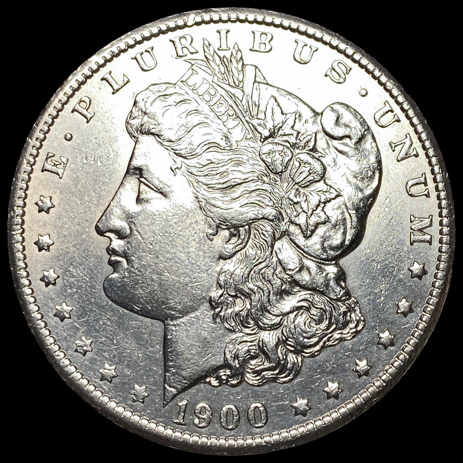 1900-S Silver Morgan Dollar CHOICE AU: 1900-S Silver Morgan Dollar CHOICE AU