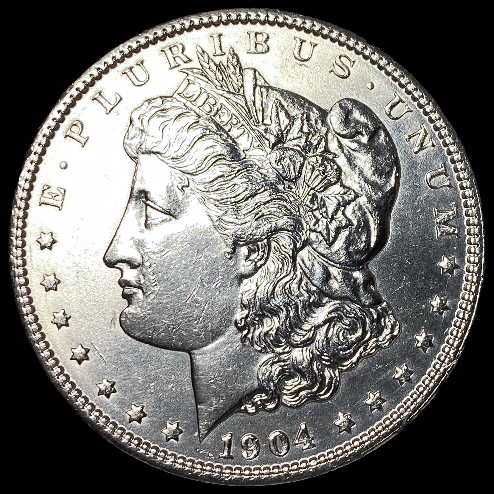 1904 Morgan Silver Dollar UNCIRCULATED: 1904 Morgan Silver Dollar UNCIRCULATED