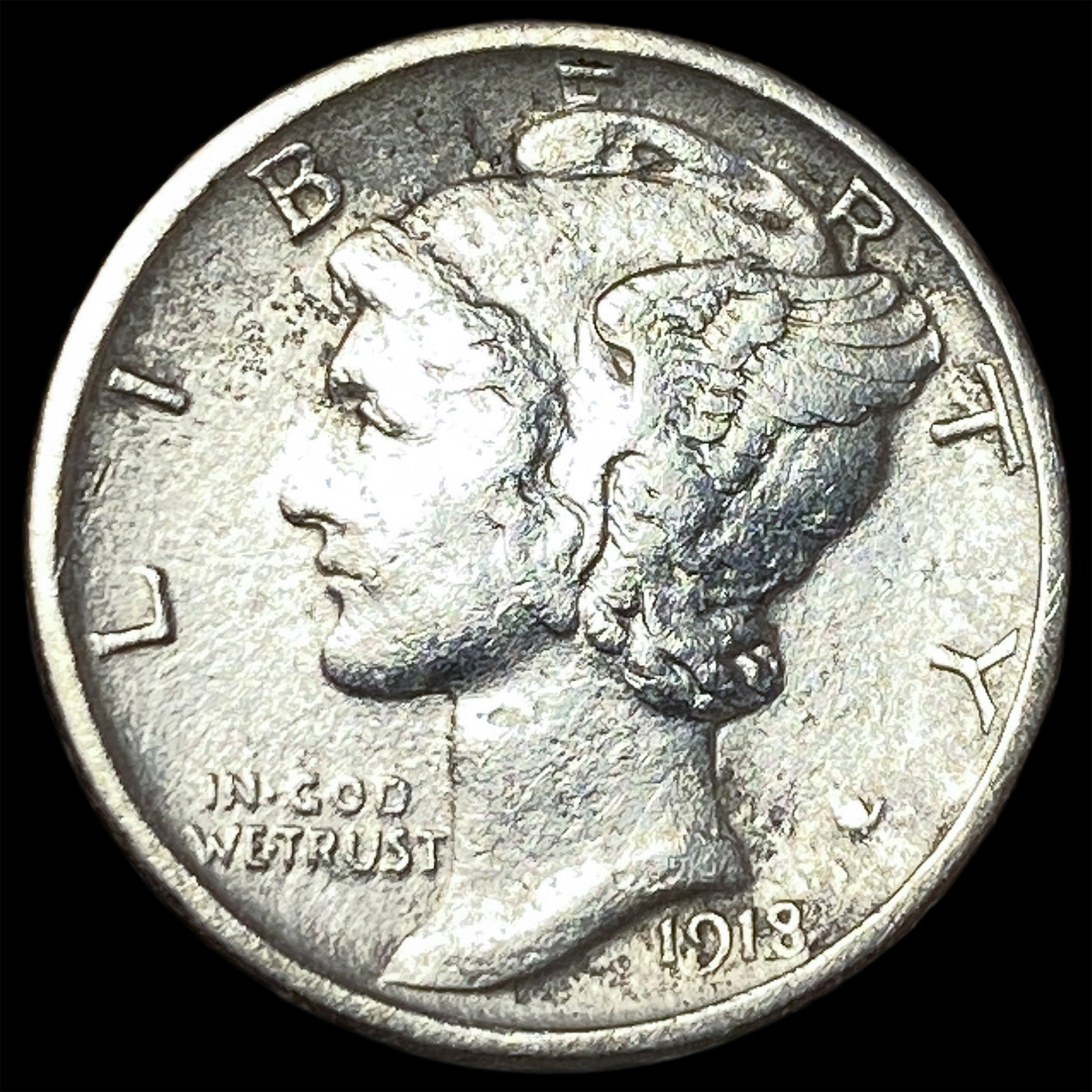 1918 Mercury Dime HIGH GRADE (1 of 2)